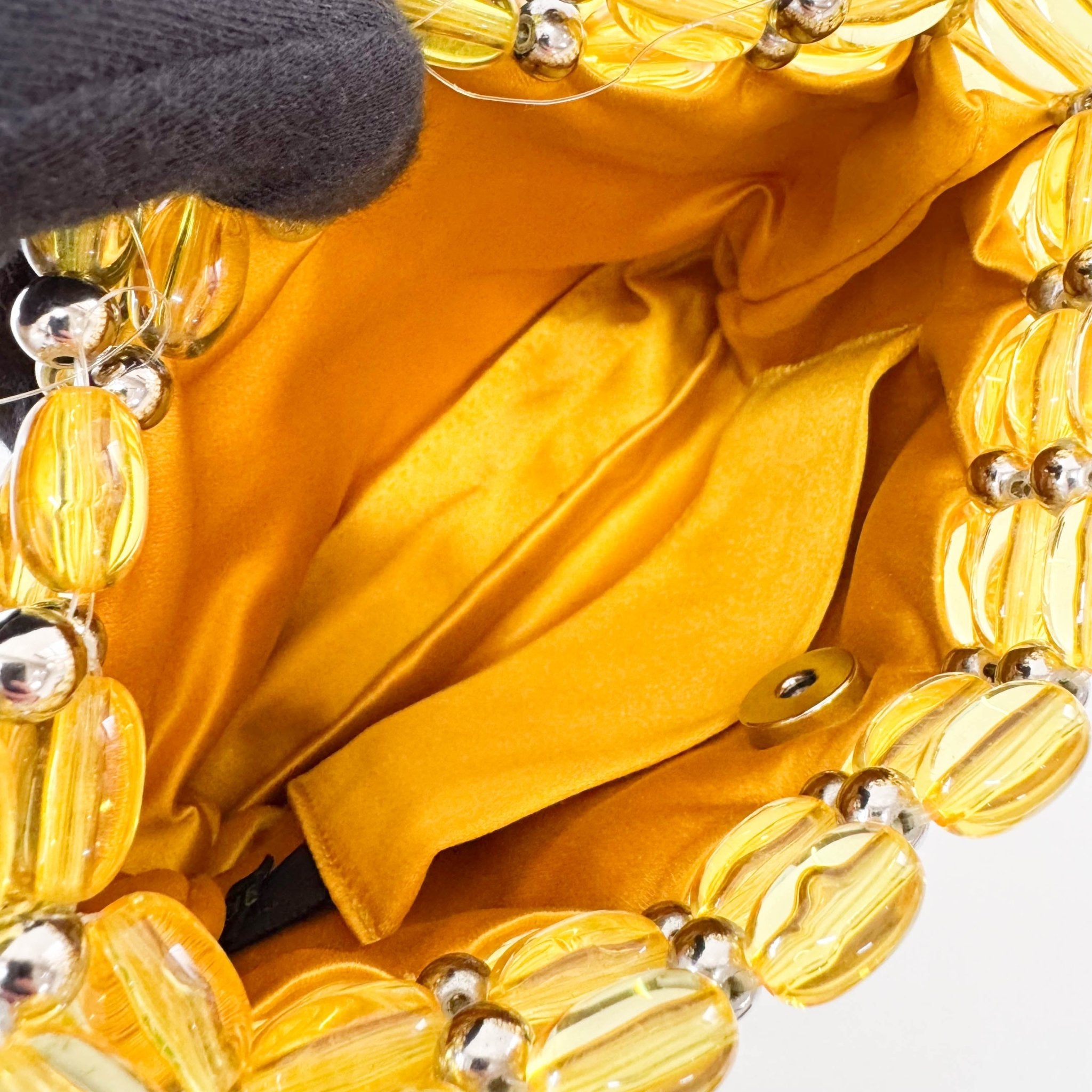 BOTTEGA VENETA Bottega Veneta Yellow Beads Mini Handbag, in , Sold by HIVE PRELOVED - Handle Bags, ,