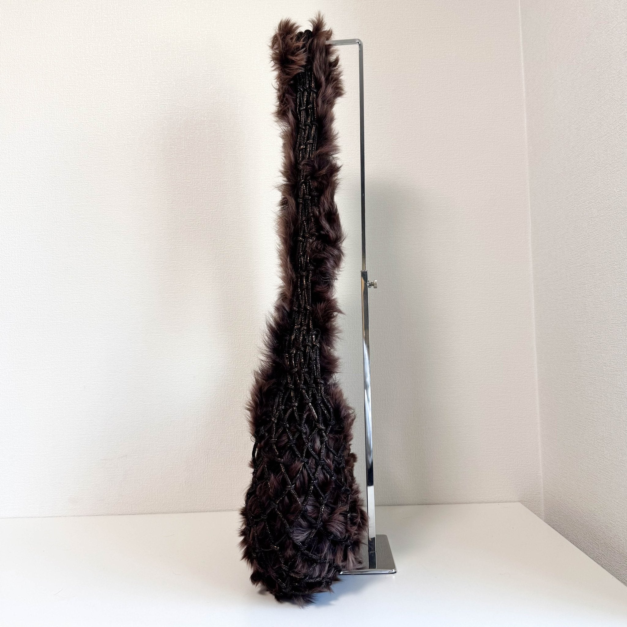 BOTTEGA VENETA Brown Fur and Suede Hobo Crossbody Bag, in , Sold by HIVE PRELOVED - Crossbody bags, ,