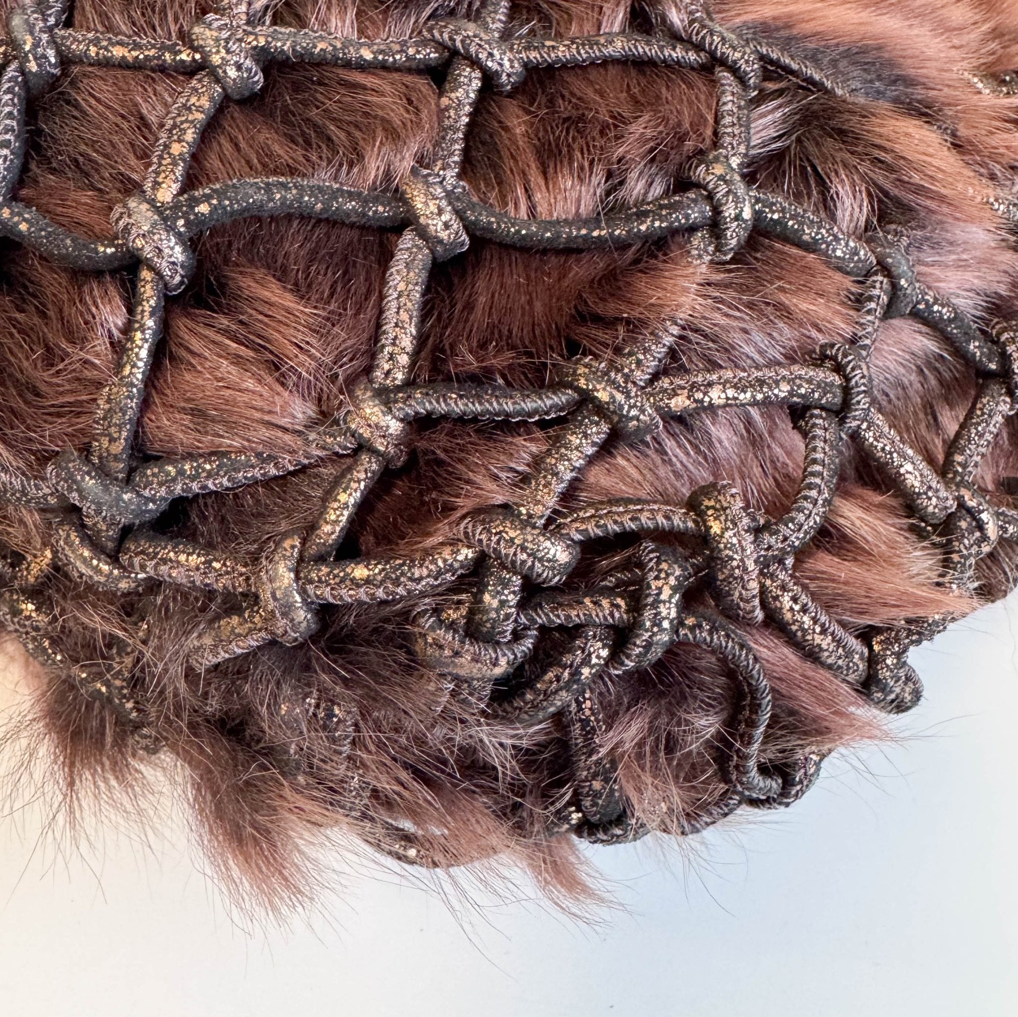 BOTTEGA VENETA Brown Fur and Suede Hobo Crossbody Bag, in , Sold by HIVE PRELOVED - Crossbody bags, ,