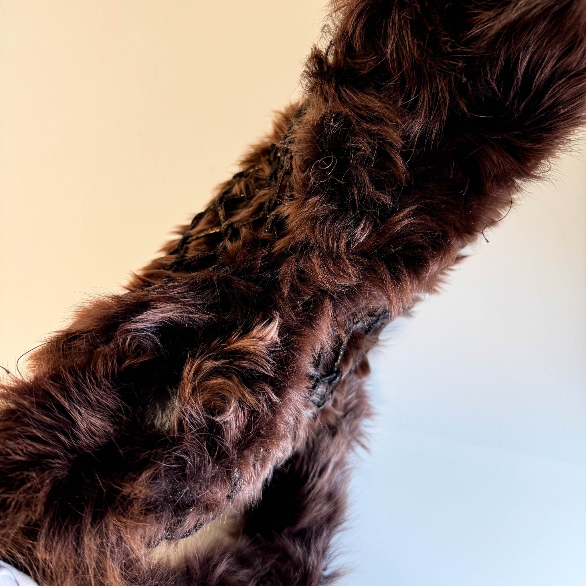 BOTTEGA VENETA Brown Fur and Suede Hobo Crossbody Bag, in , Sold by HIVE PRELOVED - Crossbody bags, ,