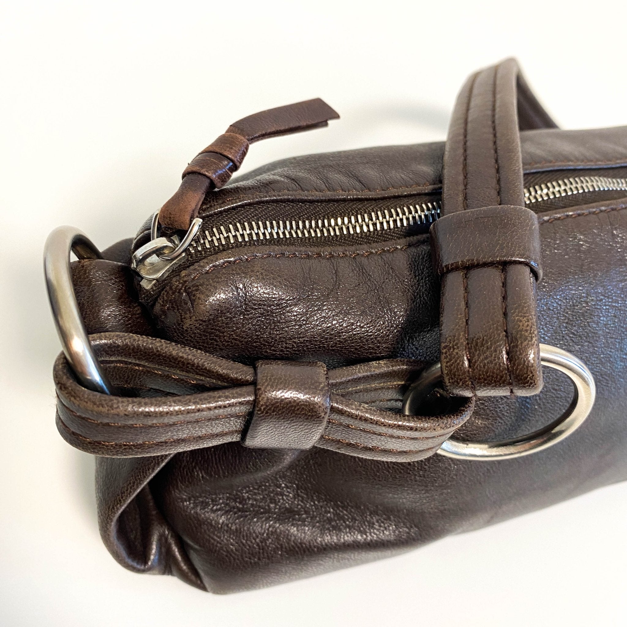 BOTTEGA VENETA Brown Leather Shoulder Bag, in , Sold by HIVE PRELOVED - Shoulder Bags, ,