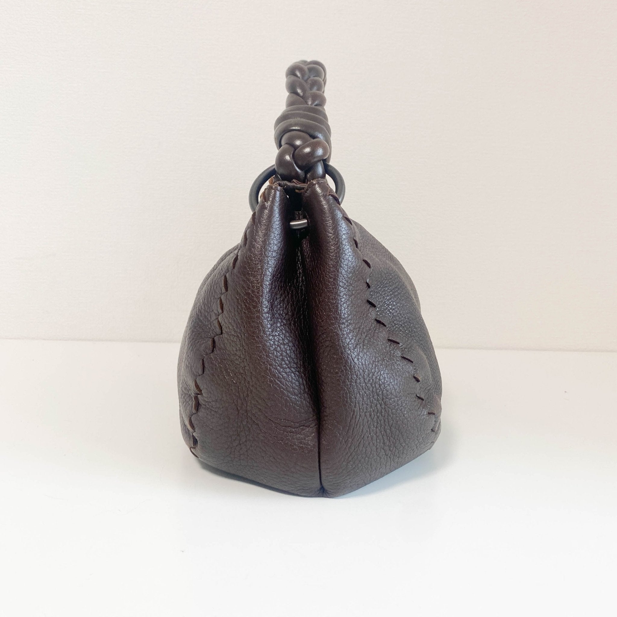 BOTTEGA VENETA Brown Leather Shoulder Bag, in , Sold by HIVE PRELOVED - Shoulder Bags, ,