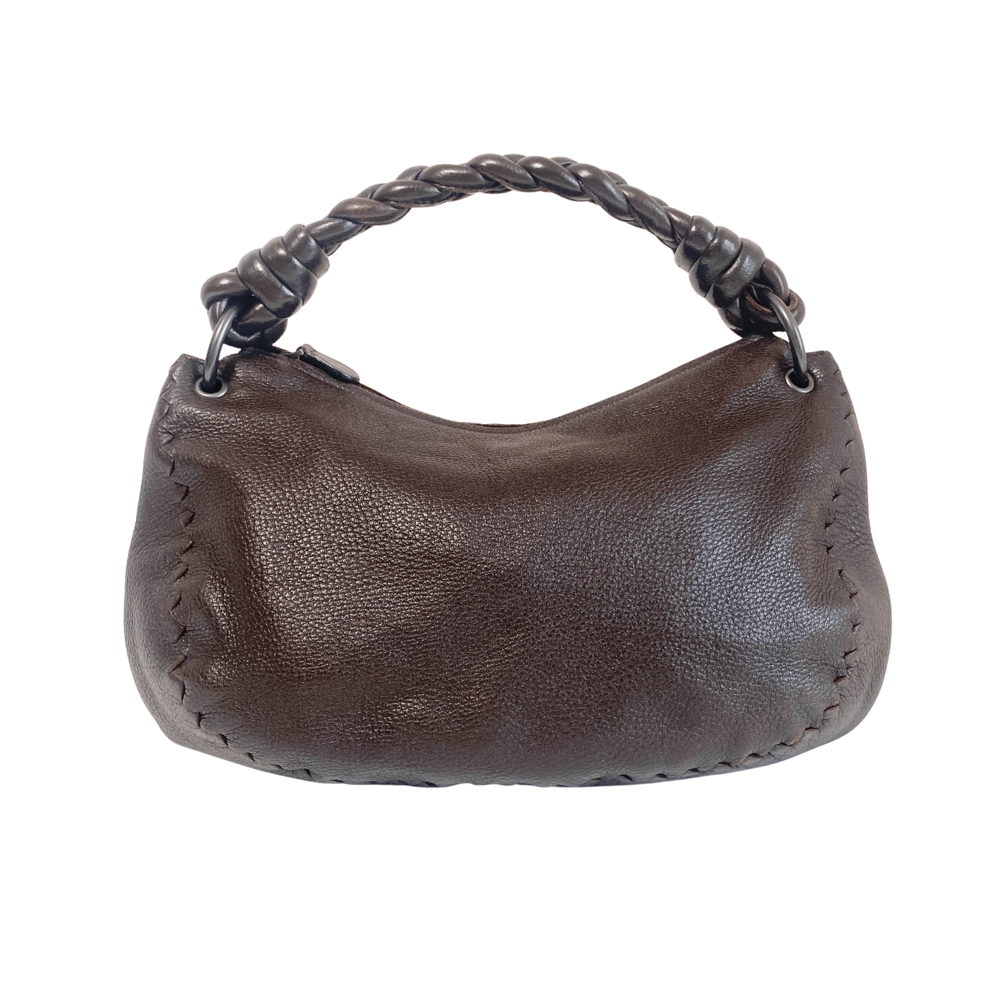 BOTTEGA VENETA Brown Leather Shoulder Bag, in , Sold by HIVE PRELOVED - Shoulder Bags, ,