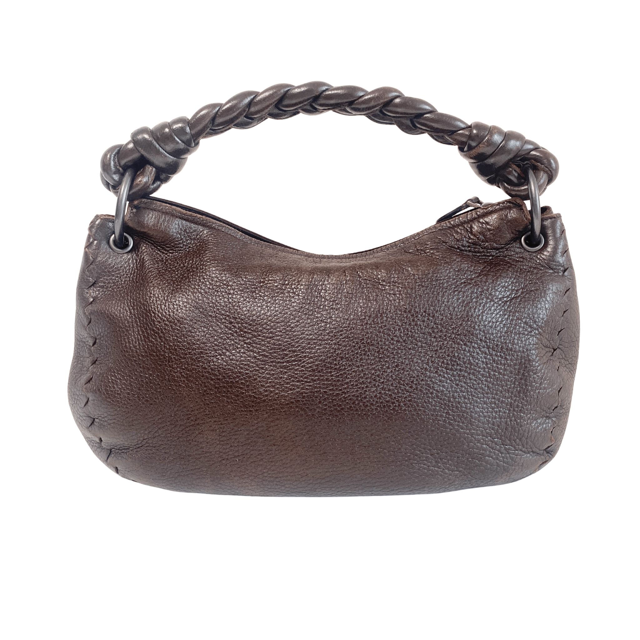 BOTTEGA VENETA Brown Leather Shoulder Bag, in , Sold by HIVE PRELOVED - Shoulder Bags, ,