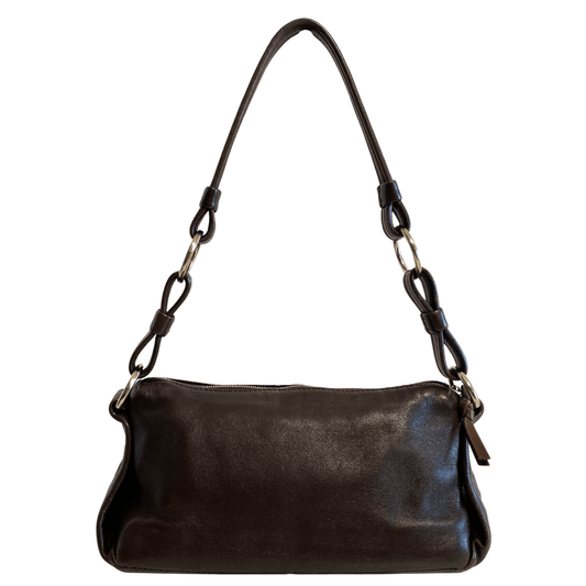 BOTTEGA VENETA Brown Leather Shoulder Bag, in , Sold by HIVE PRELOVED - Shoulder Bags, ,