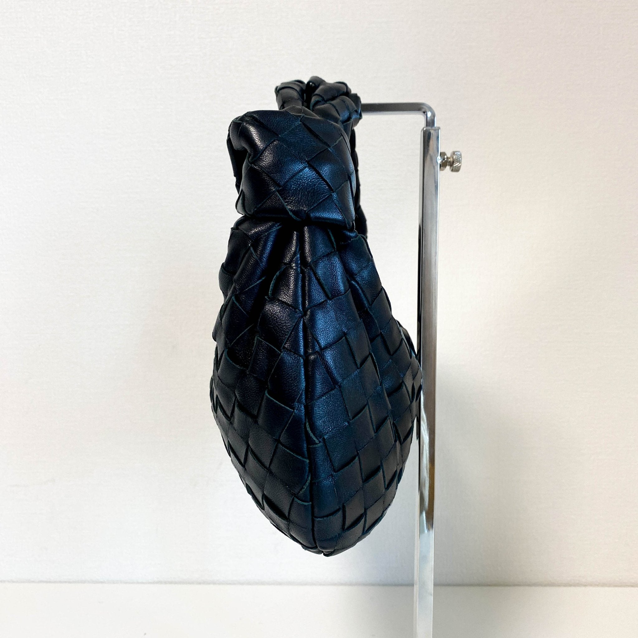 BOTTEGA VENETA Candy Jodie Intreciatto Leather Bag Black, in , Sold by HIVE PRELOVED - Handle Bags, ,