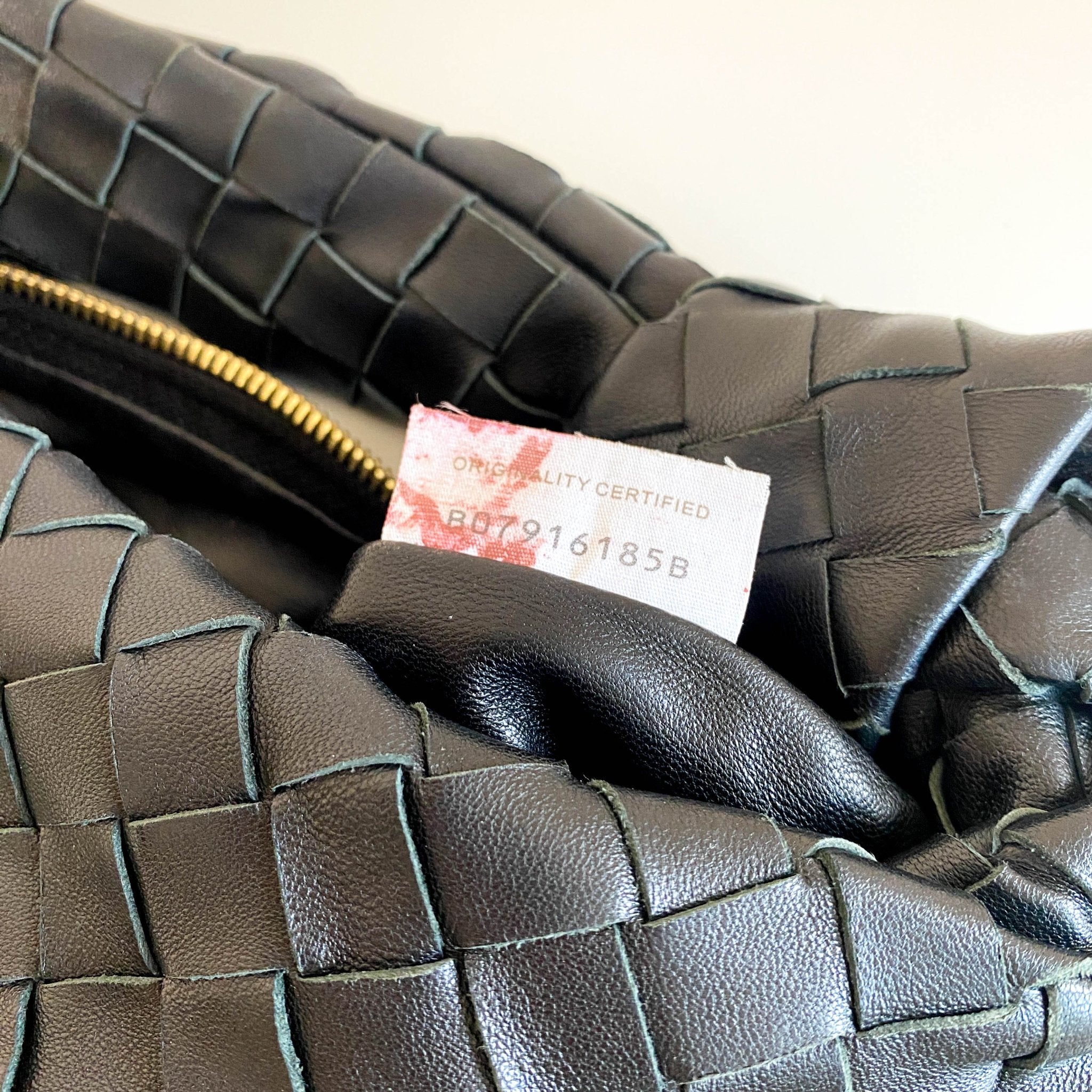 BOTTEGA VENETA Candy Jodie Intreciatto Leather Bag Black, in , Sold by HIVE PRELOVED - Handle Bags, ,
