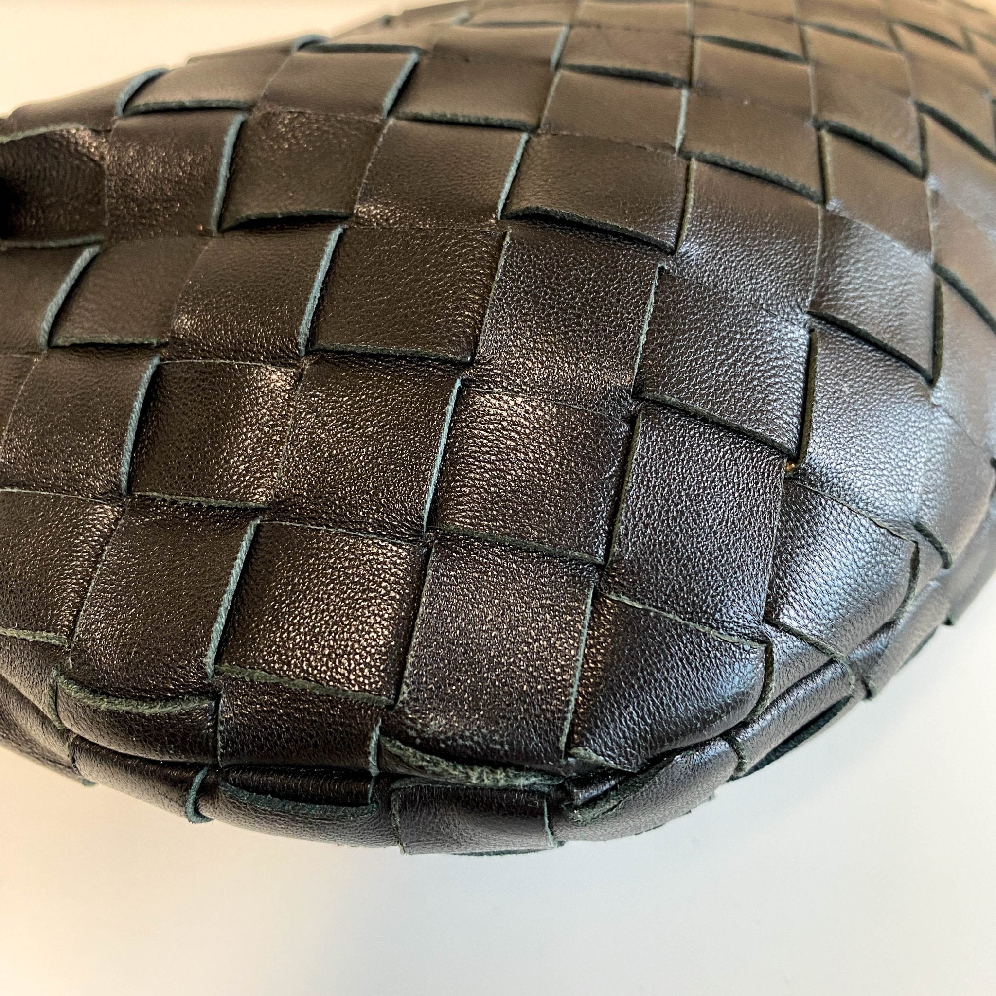 BOTTEGA VENETA Candy Jodie Intreciatto Leather Bag Black, in , Sold by HIVE PRELOVED - Handle Bags, ,