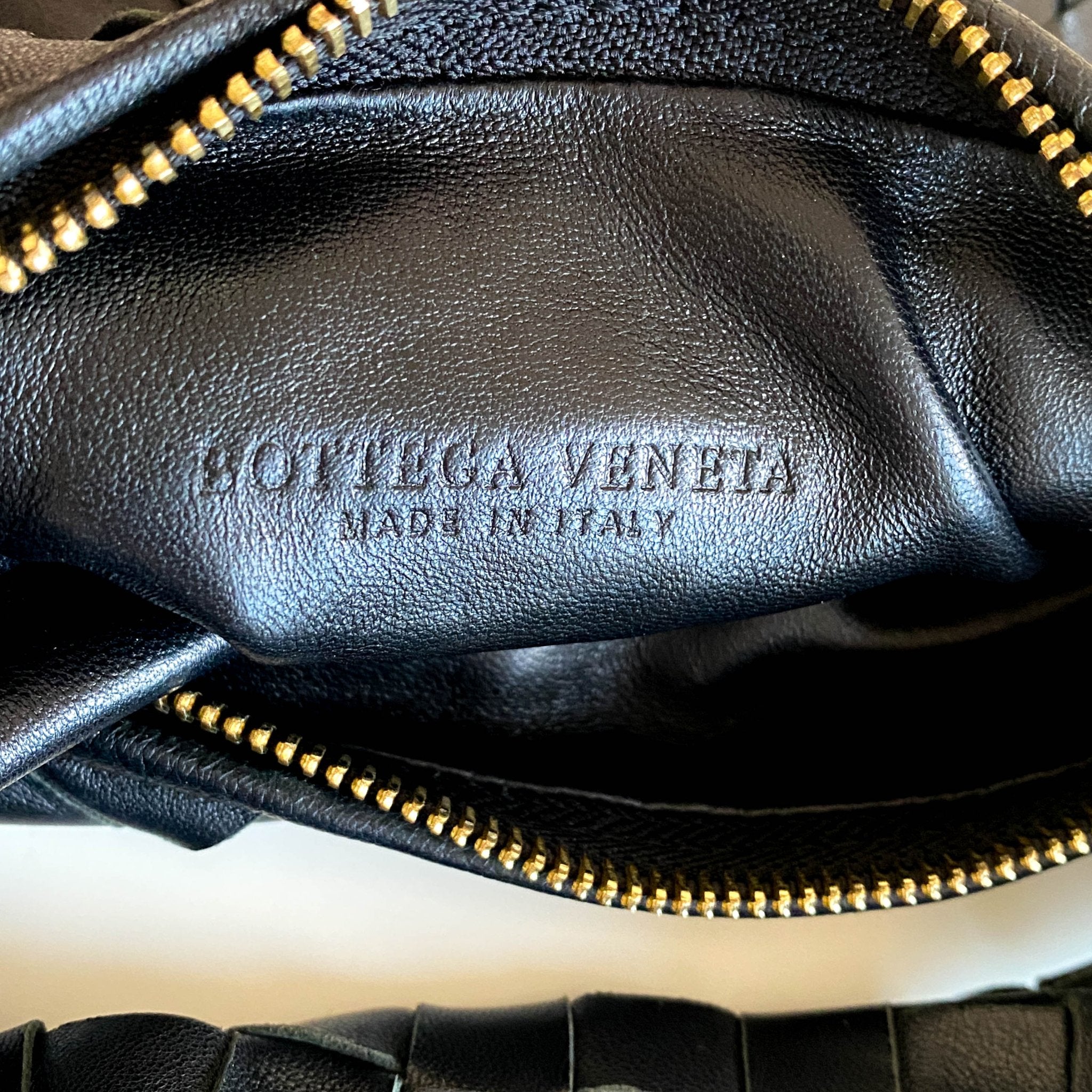 BOTTEGA VENETA Candy Jodie Intreciatto Leather Bag Black, in , Sold by HIVE PRELOVED - Handle Bags, ,