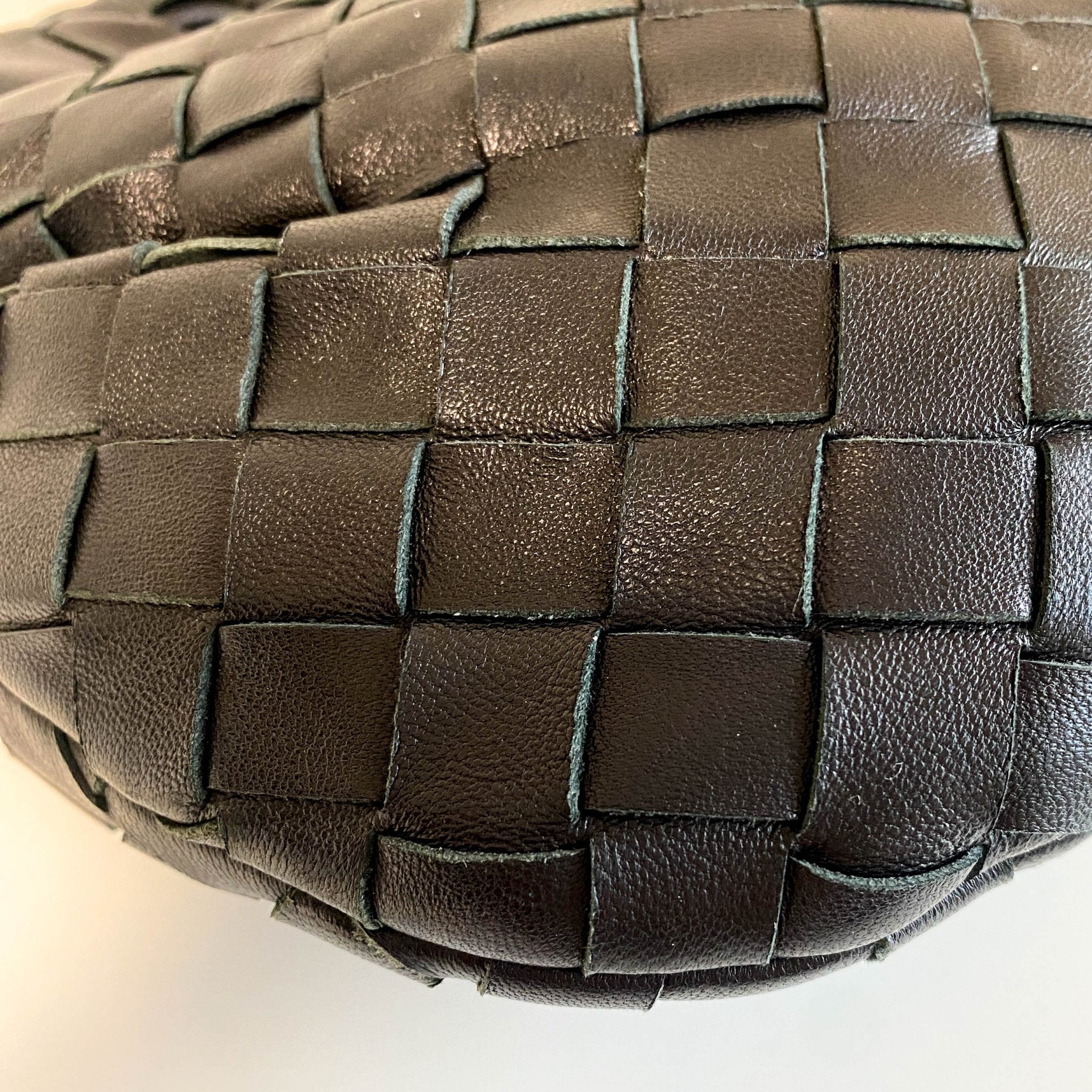 BOTTEGA VENETA Candy Jodie Intreciatto Leather Bag Black, in , Sold by HIVE PRELOVED - Handle Bags, ,