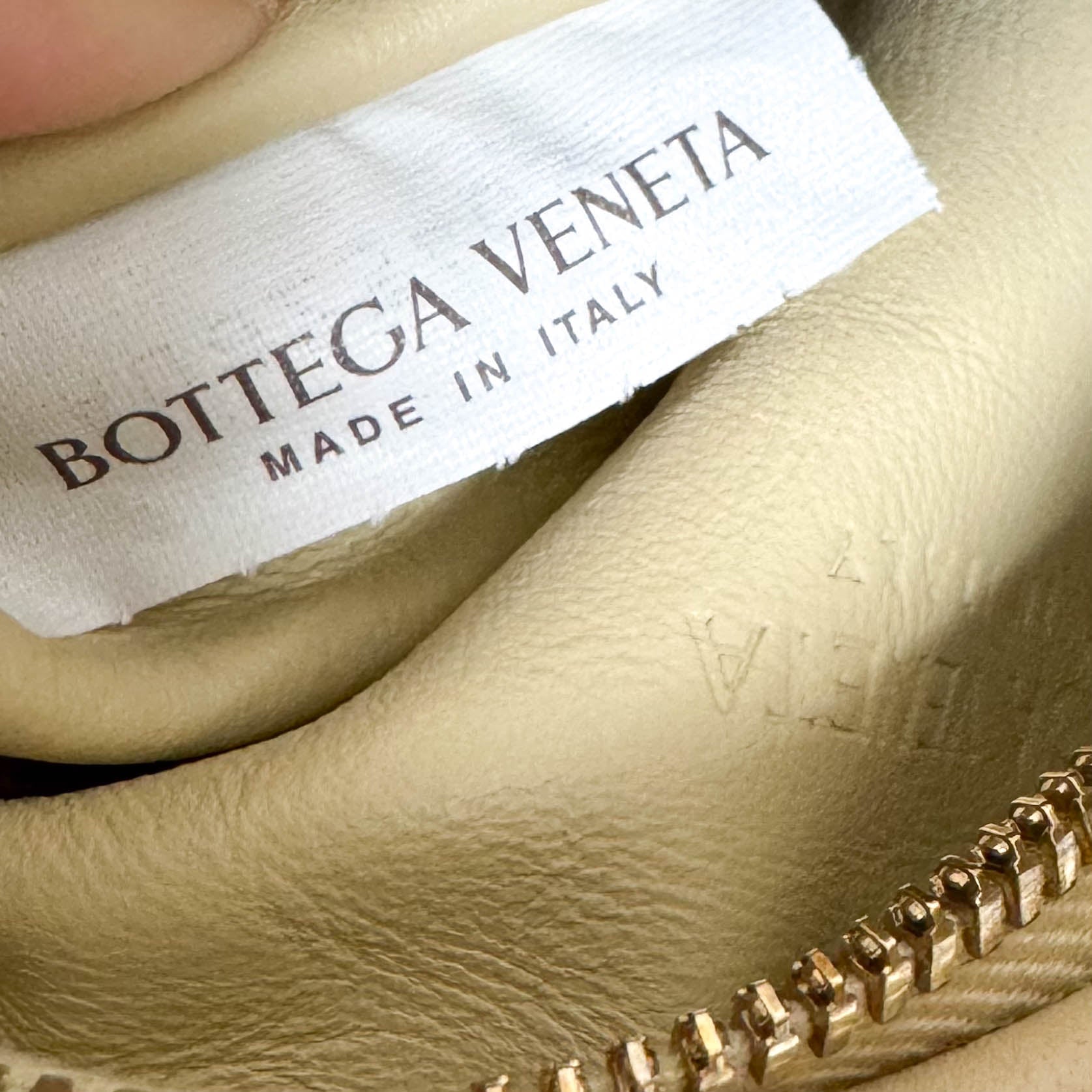 BOTTEGA VENETA Candy Jodie Intreciatto Leather Mini Bag Ivory Beige, in , Sold by HIVE PRELOVED - Handle Bags, Mini bags,
