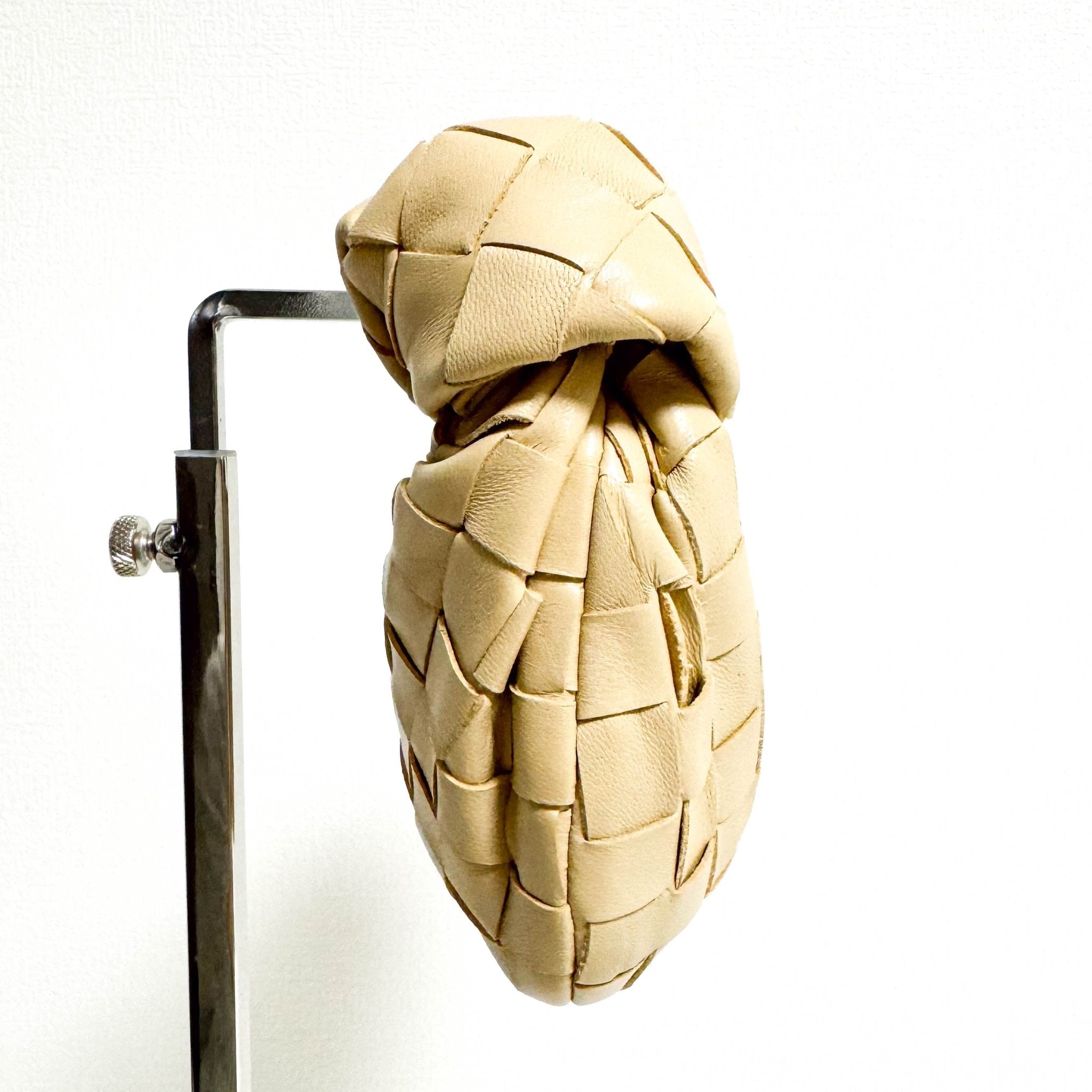 BOTTEGA VENETA Candy Jodie Intreciatto Leather Mini Bag Ivory Beige, in , Sold by HIVE PRELOVED - Handle Bags, Mini bags,