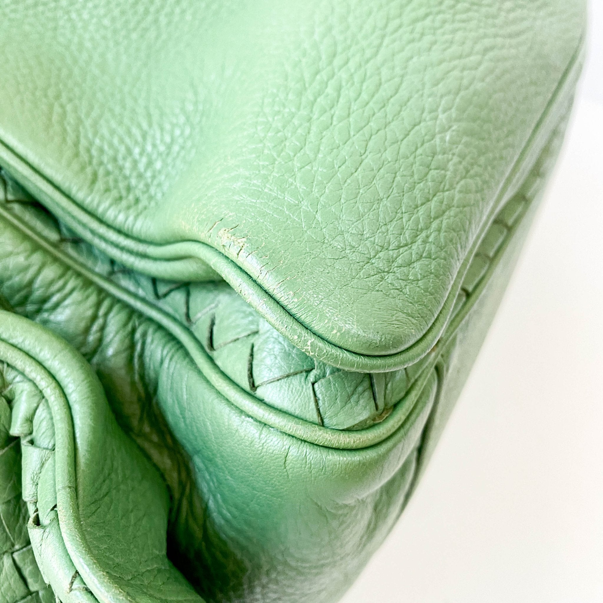 BOTTEGA VENETA Green Leather Shoulder Bag, in , Sold by HIVE PRELOVED - Shoulder Bags, ,