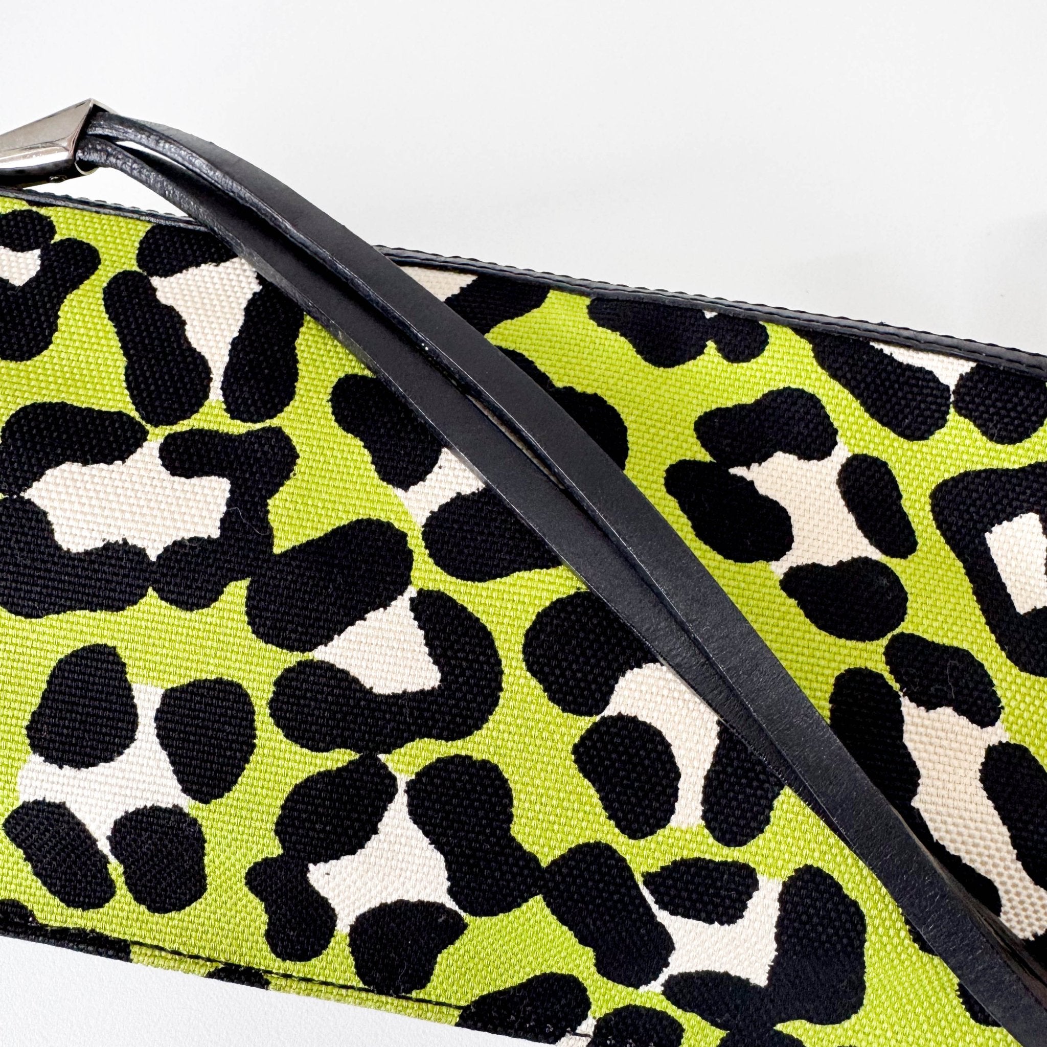 BOTTEGA VENETA Green Leopard Canvas Shoulder Bag, in , Sold by HIVE PRELOVED - Shoulder Bags, ,