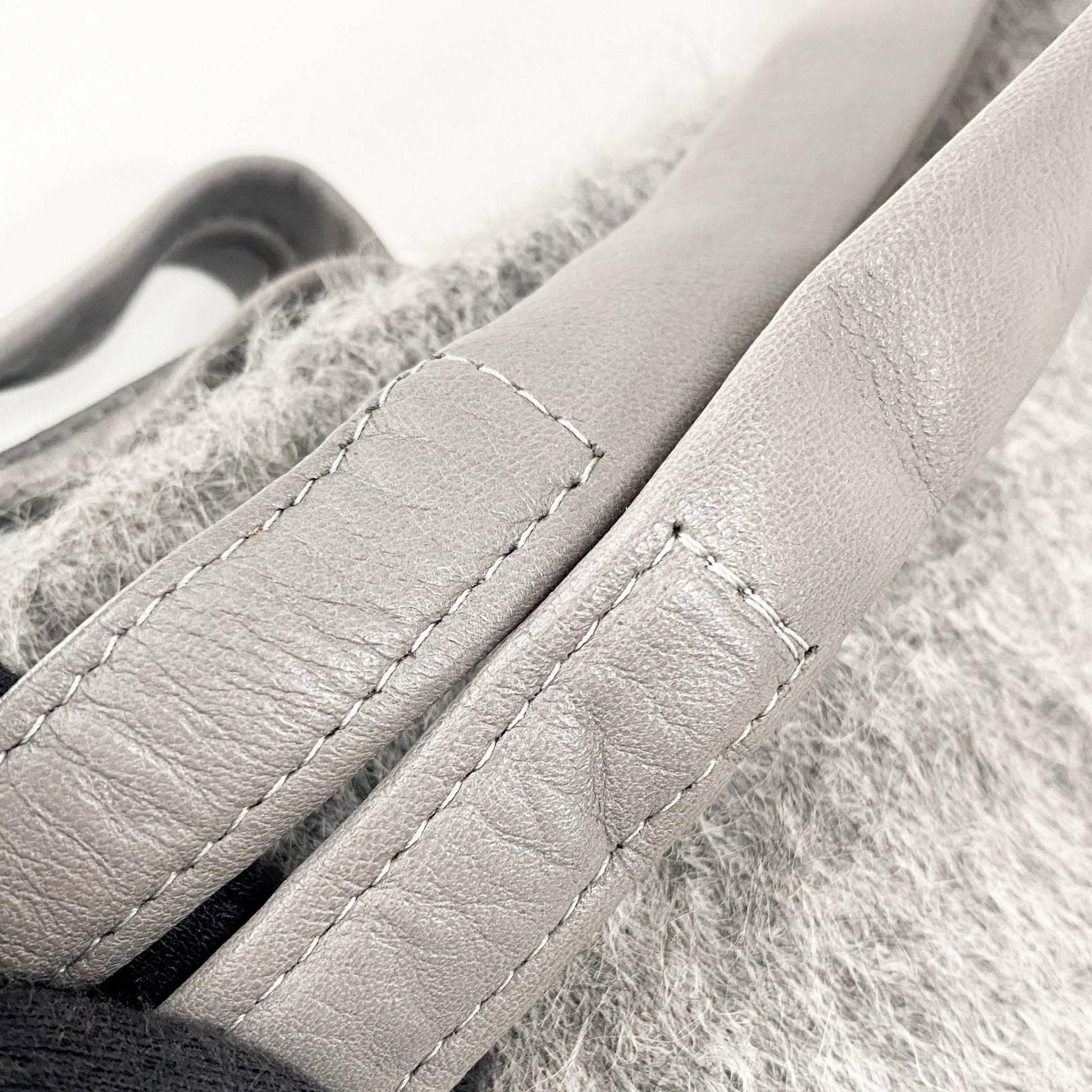 BOTTEGA VENETA Grey Wool & Calf Clochet Shoulder Bag, in , Sold by HIVE PRELOVED - Shoulder Bags, ,