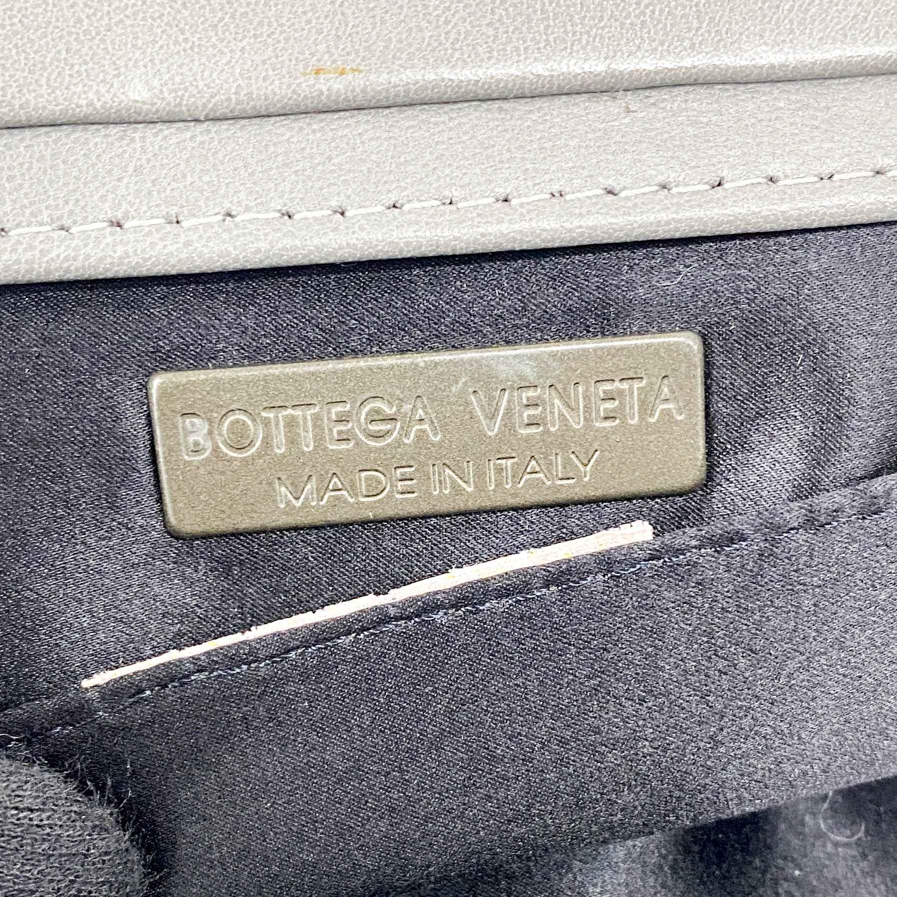 BOTTEGA VENETA Grey Wool & Calf Clochet Shoulder Bag, in , Sold by HIVE PRELOVED - Shoulder Bags, ,