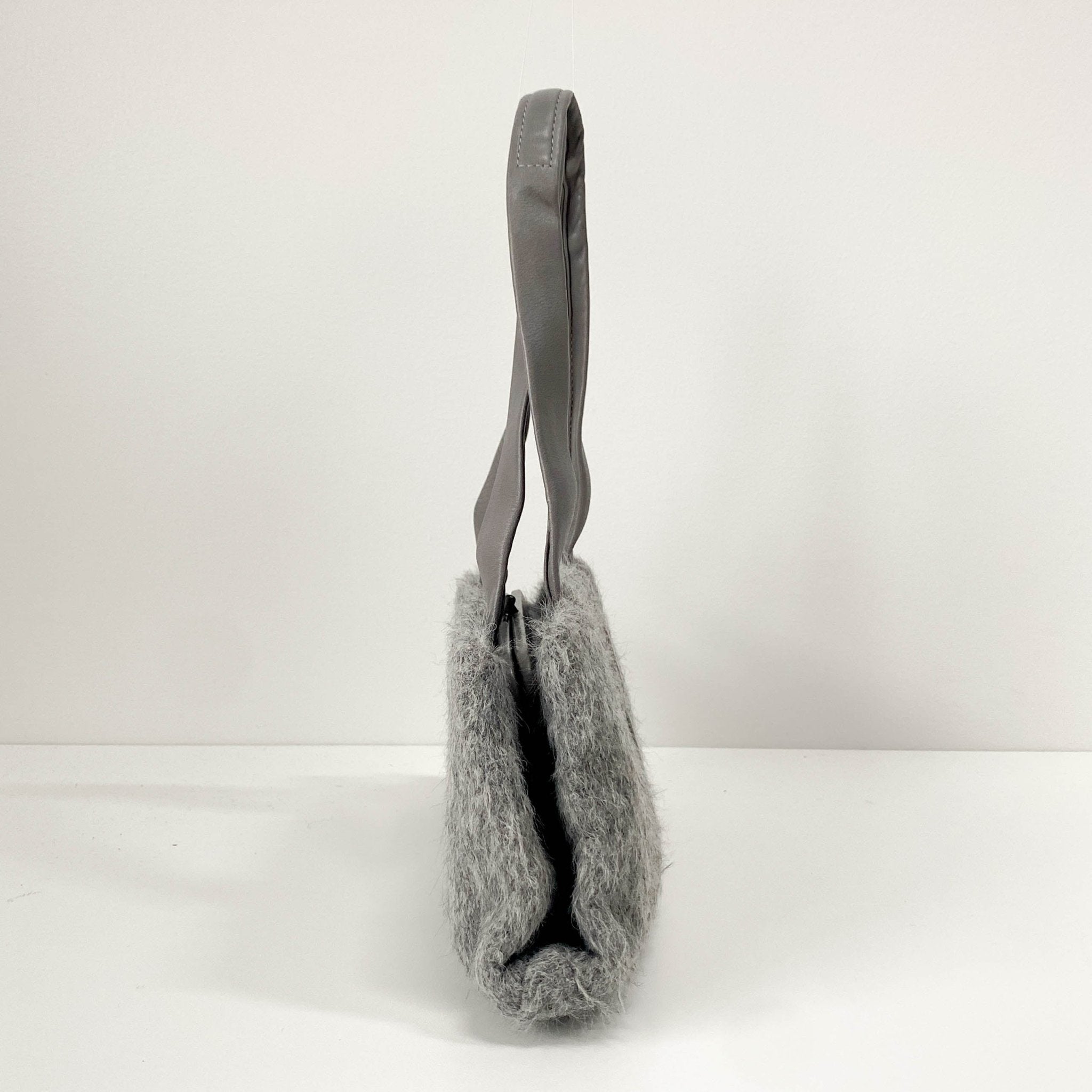 BOTTEGA VENETA Grey Wool & Calf Clochet Shoulder Bag, in , Sold by HIVE PRELOVED - Shoulder Bags, ,