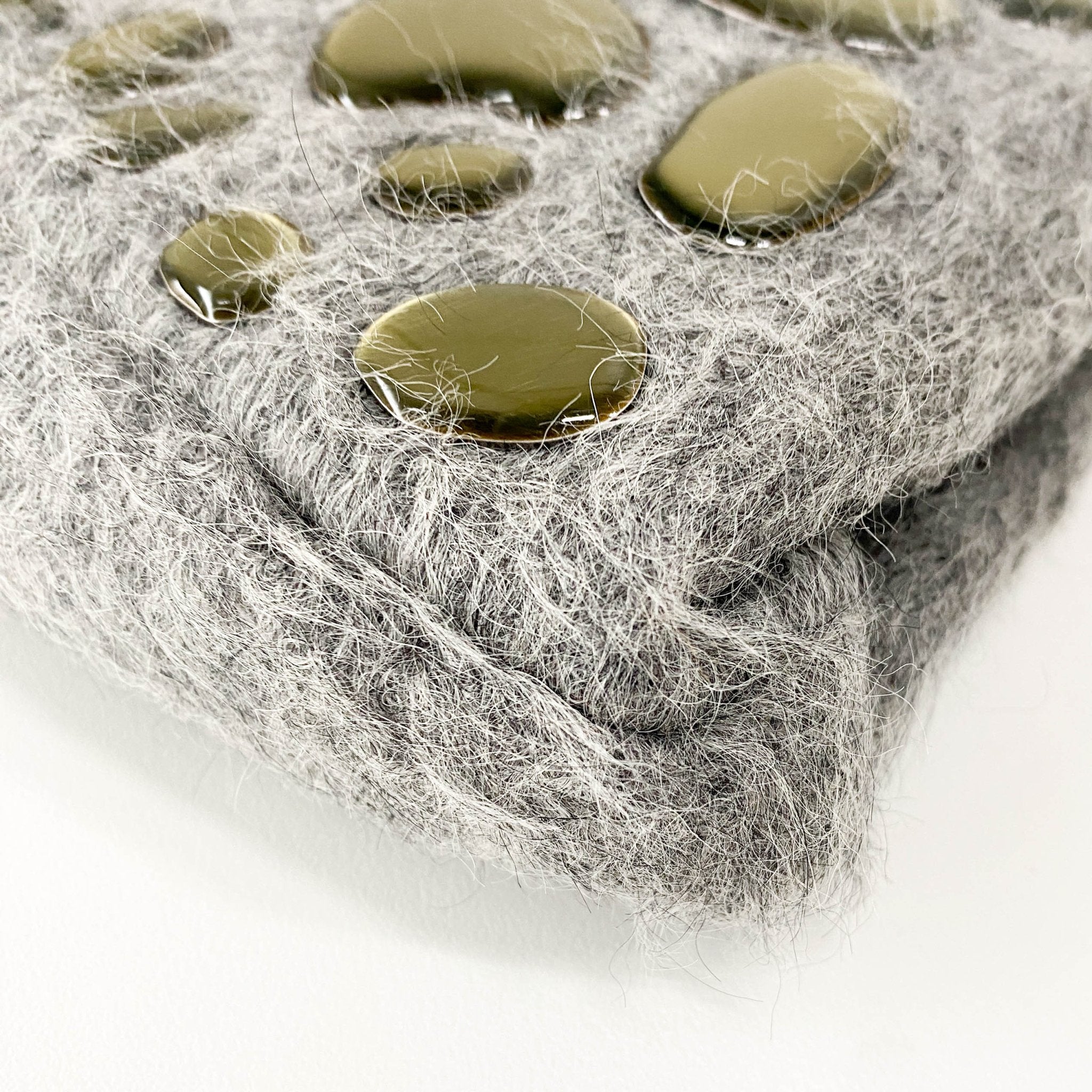 BOTTEGA VENETA Grey Wool & Calf Clochet Shoulder Bag, in , Sold by HIVE PRELOVED - Shoulder Bags, ,