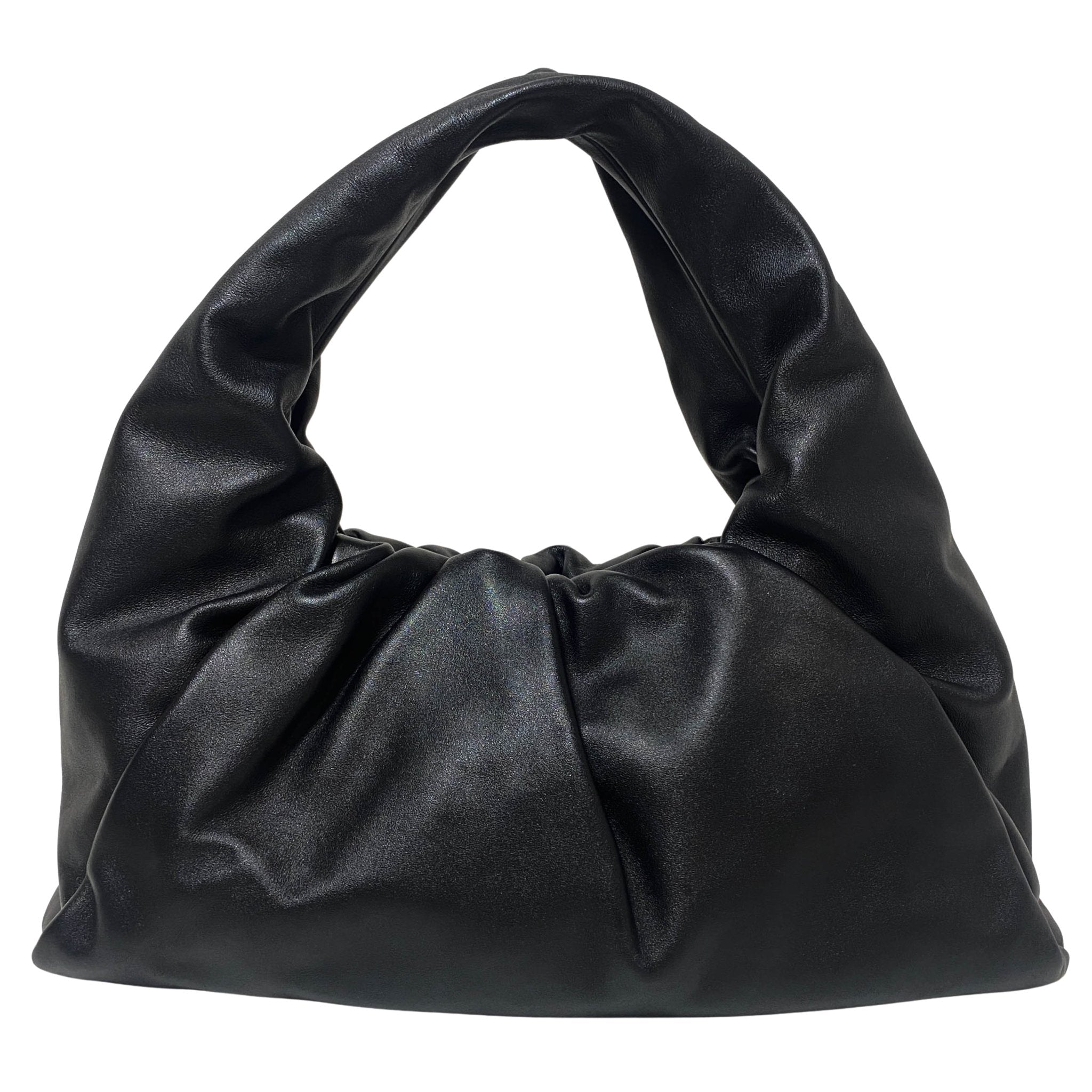 BOTTEGA VENETA Hobo Shoulder Bag Leather Black, in , Sold by HIVE PRELOVED - Shoulder Bags, ,