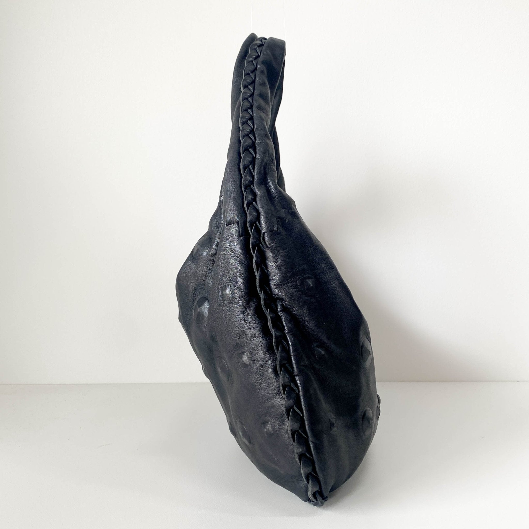 BOTTEGA VENETA Hobo Studded Leather Shoulder Bag, in , Sold by HIVE PRELOVED - Shoulder Bags, ,