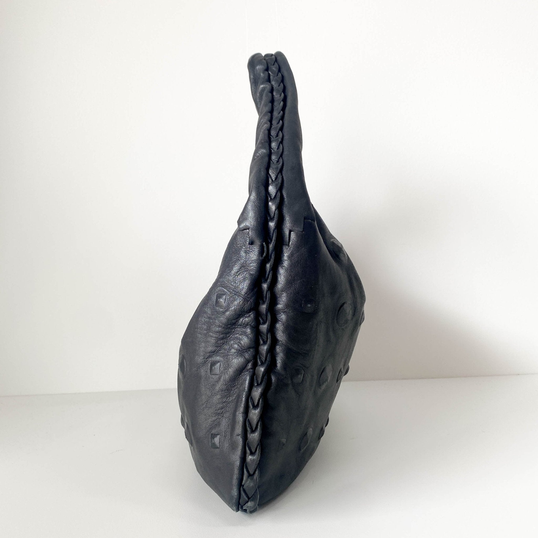 BOTTEGA VENETA Hobo Studded Leather Shoulder Bag, in , Sold by HIVE PRELOVED - Shoulder Bags, ,