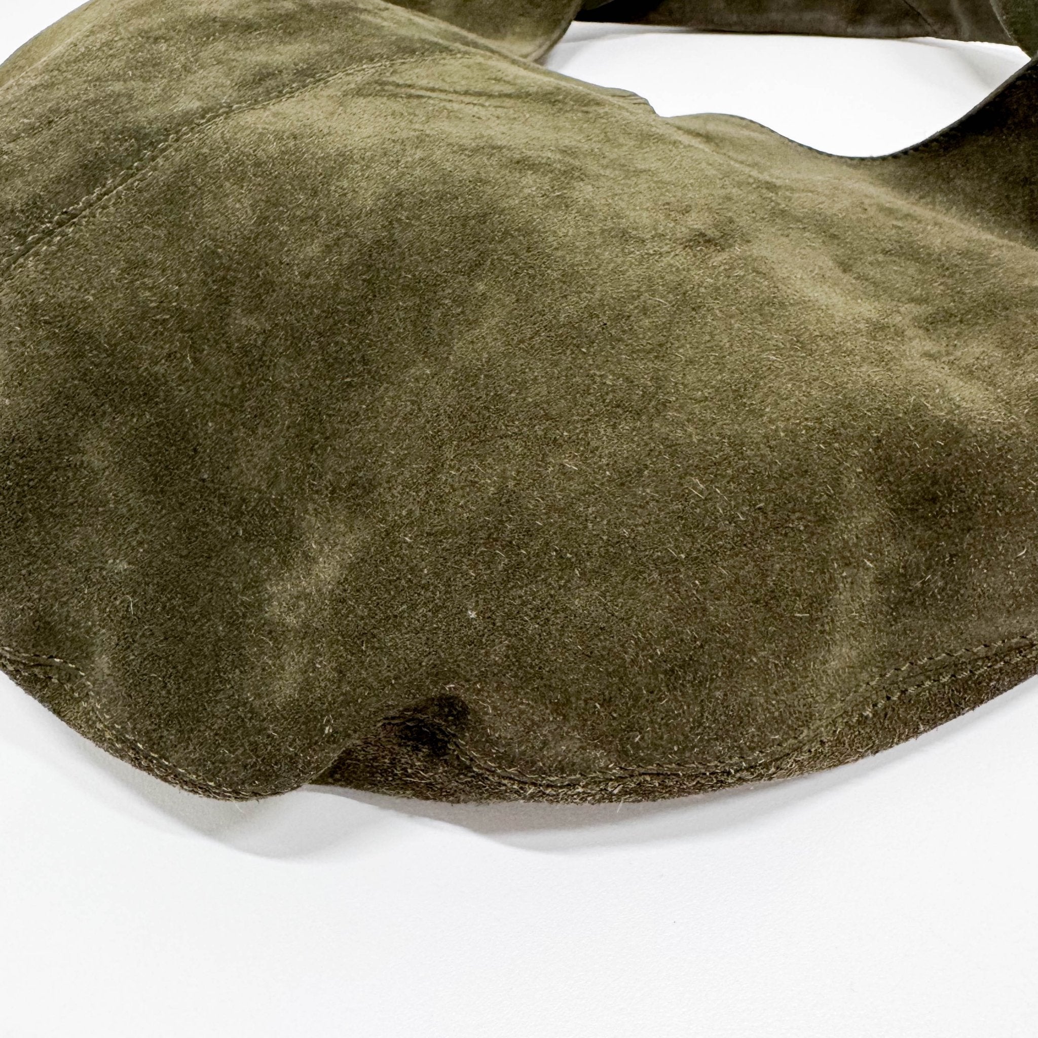 BOTTEGA VENETA Hobo Suede Green Shoulder Bag, in , Sold by HIVE PRELOVED - Shoulder Bags, ,