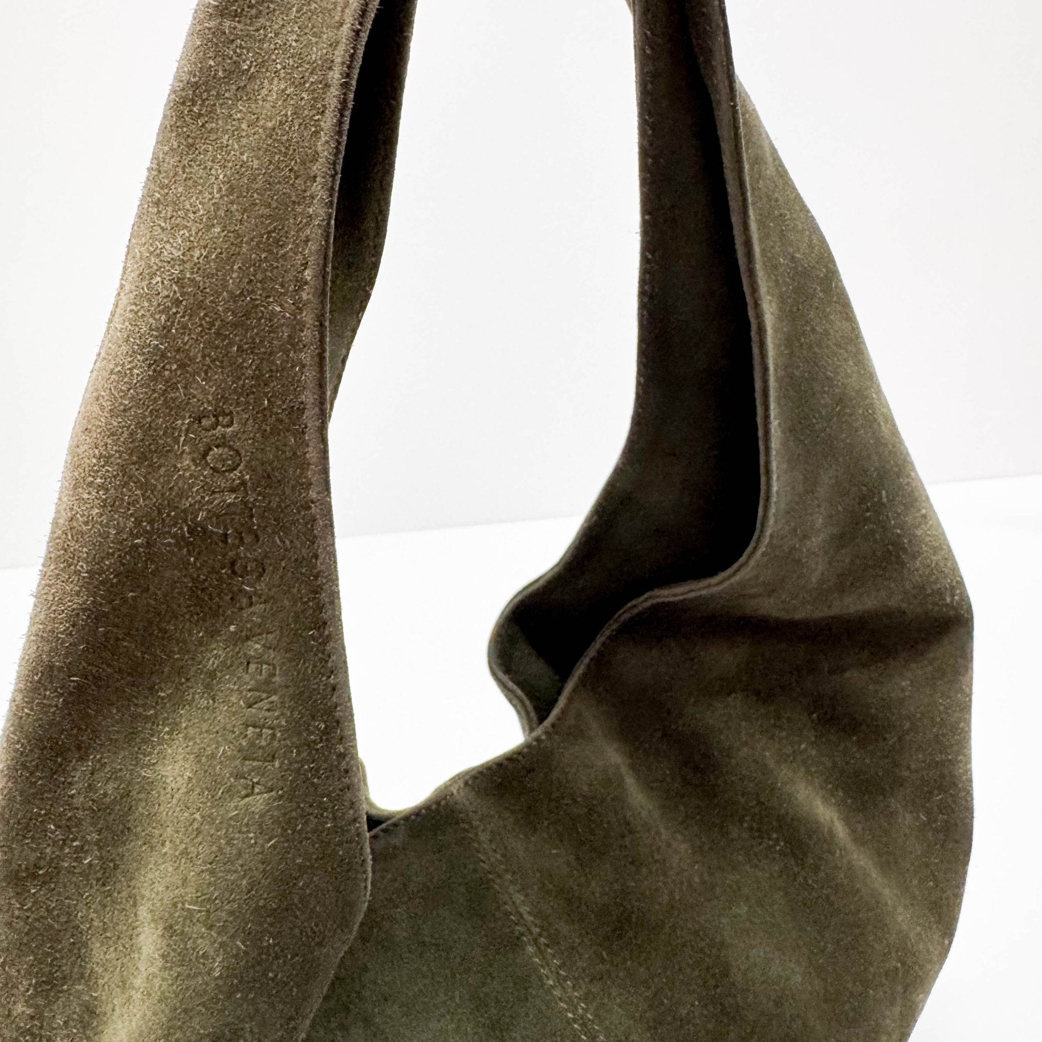 BOTTEGA VENETA Hobo Suede Green Shoulder Bag, in , Sold by HIVE PRELOVED - Shoulder Bags, ,