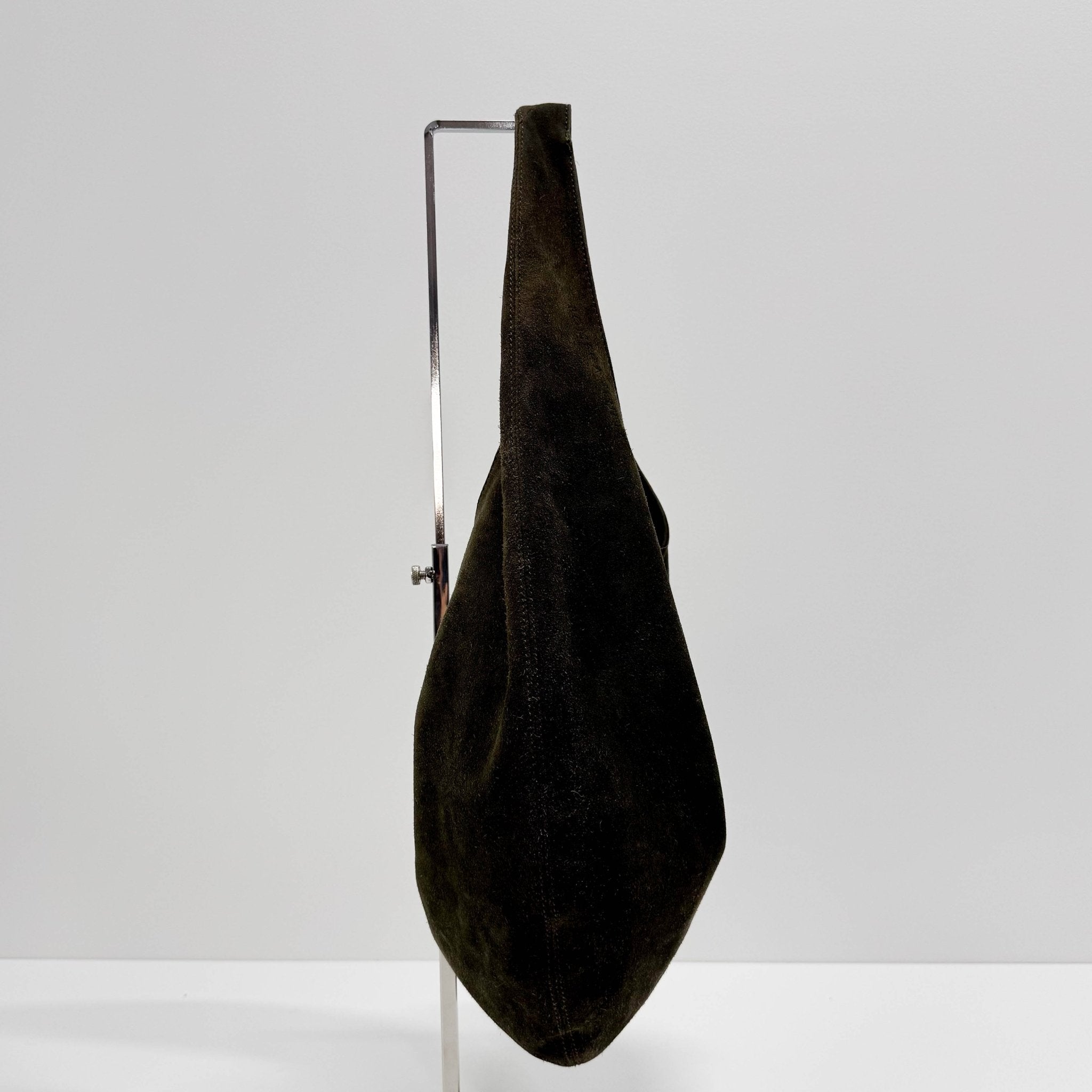 BOTTEGA VENETA Hobo Suede Green Shoulder Bag, in , Sold by HIVE PRELOVED - Shoulder Bags, ,