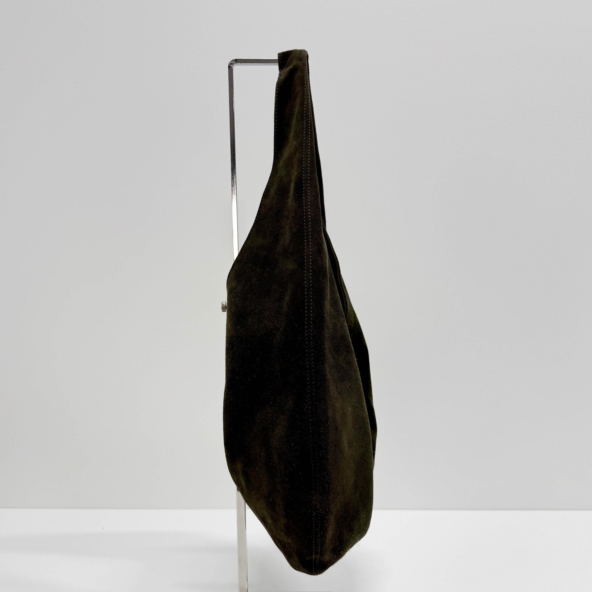 BOTTEGA VENETA Hobo Suede Green Shoulder Bag, in , Sold by HIVE PRELOVED - Shoulder Bags, ,