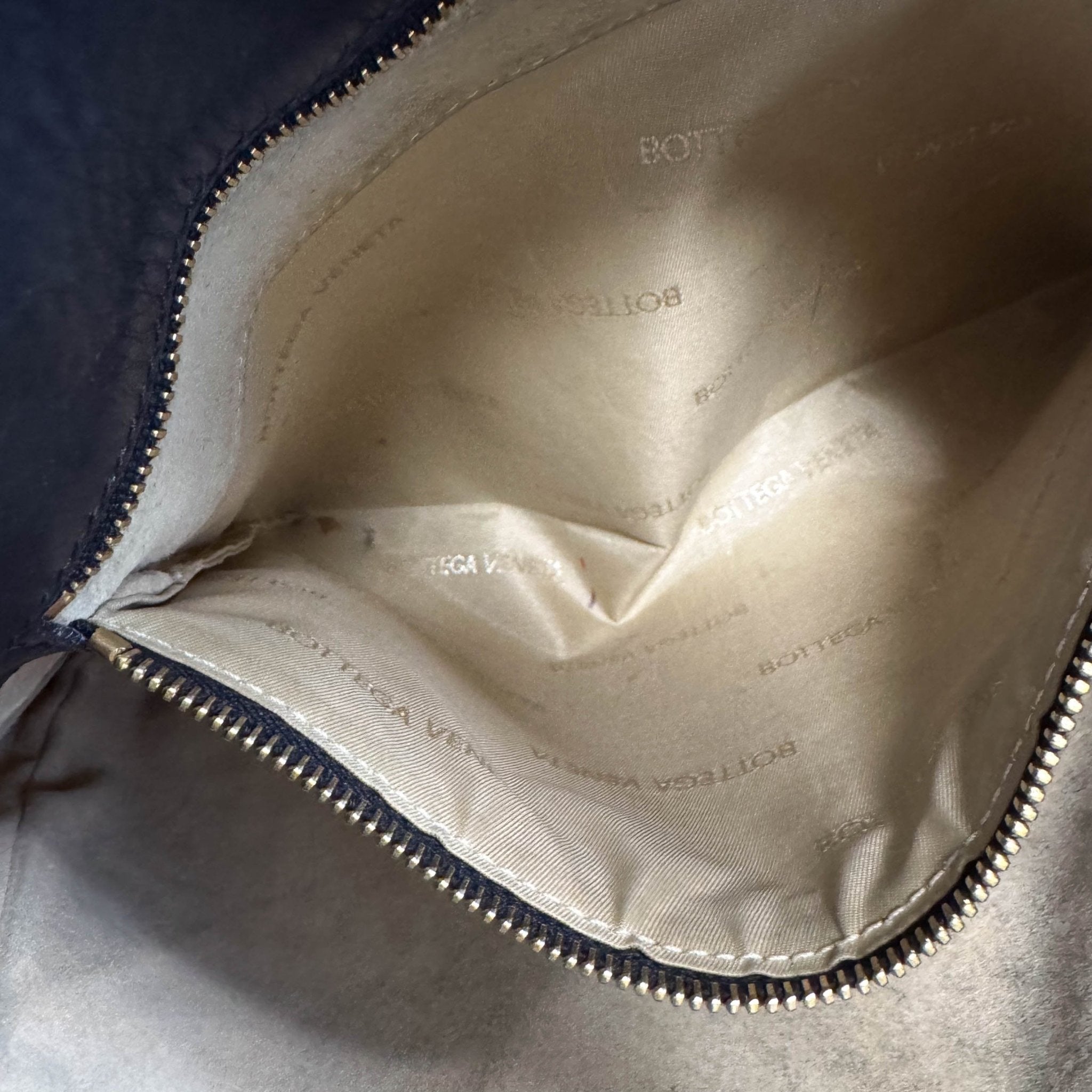 BOTTEGA VENETA Intrecciato Black and Brown Leather Shoulder Bag, in , Sold by HIVE PRELOVED - Shoulder Bags, ,