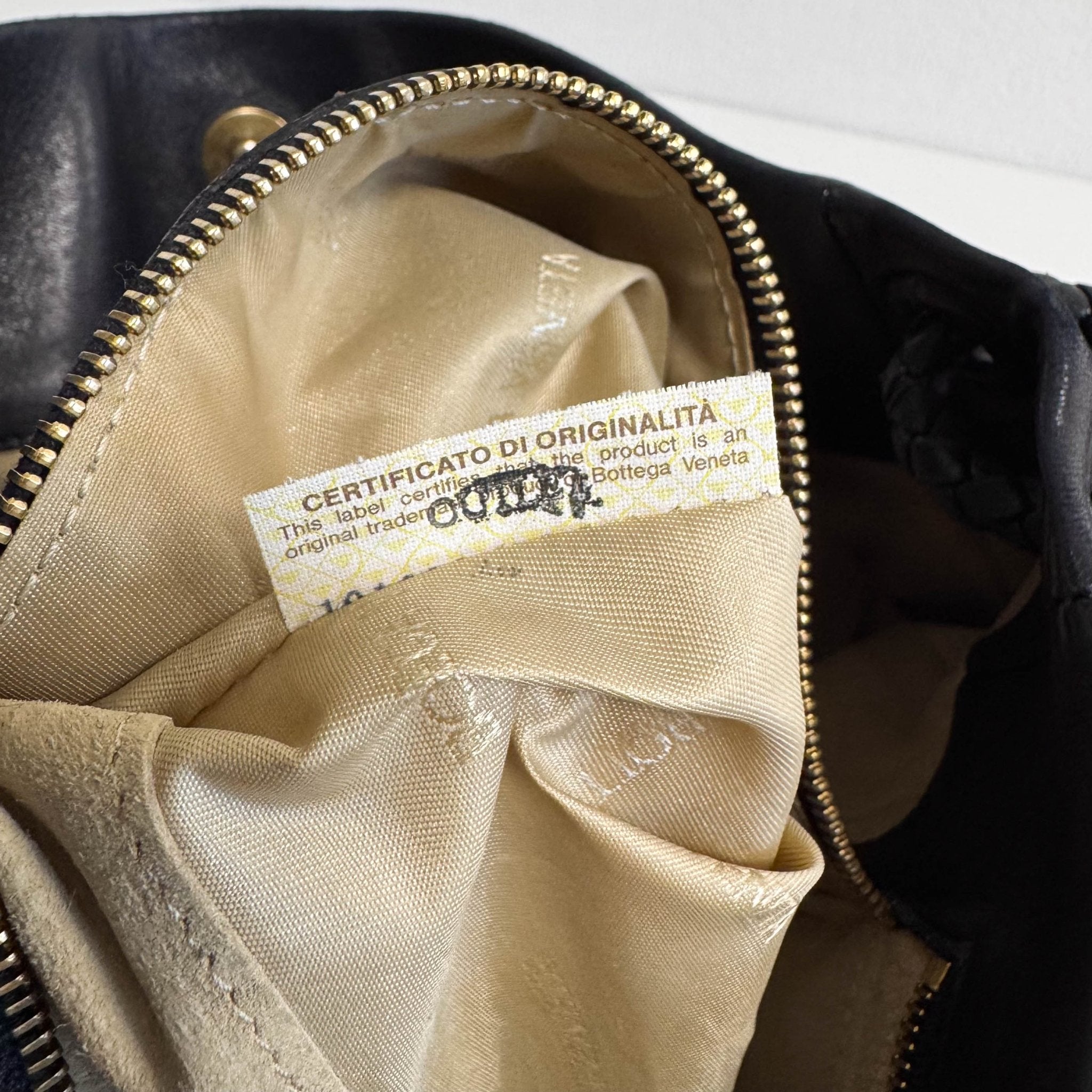 BOTTEGA VENETA Intrecciato Black and Brown Leather Shoulder Bag, in , Sold by HIVE PRELOVED - Shoulder Bags, ,