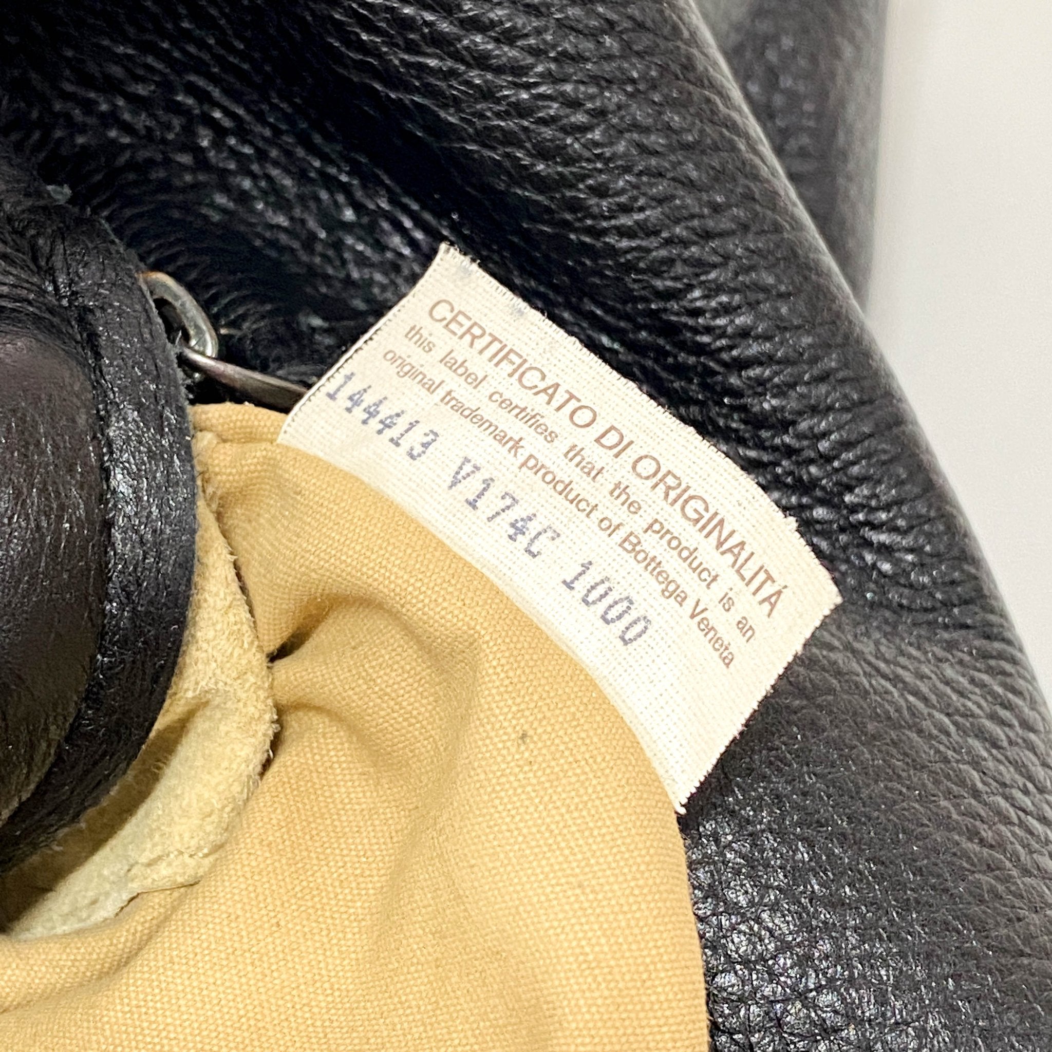 BOTTEGA VENETA Intrecciato Black Leather Handle Bag, in , Sold by HIVE PRELOVED - Shoulder Bags, ,