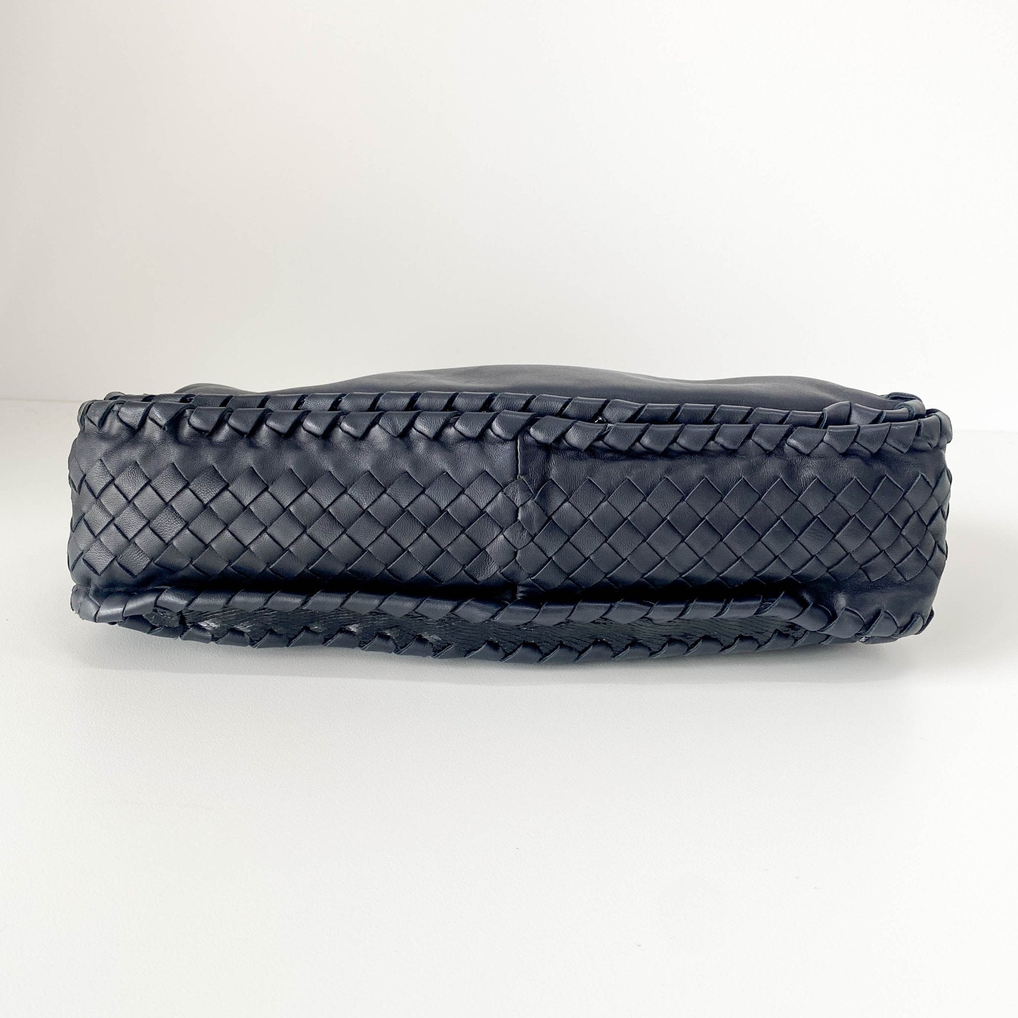 BOTTEGA VENETA Intrecciato Black Leather Hobo Shoulder Bag, in , Sold by HIVE PRELOVED - Shoulder Bags, ,