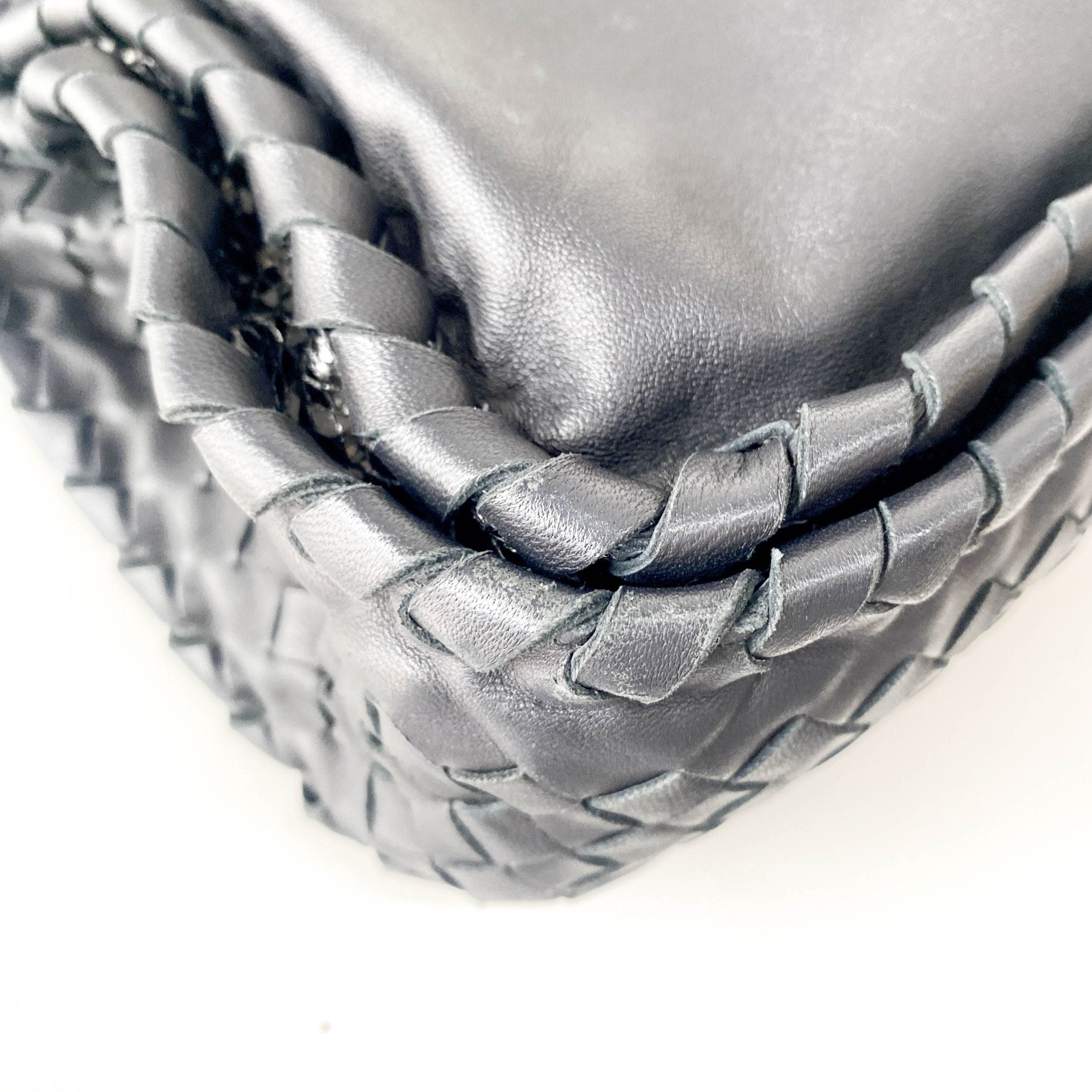 BOTTEGA VENETA Intrecciato Black Leather Hobo Shoulder Bag, in , Sold by HIVE PRELOVED - Shoulder Bags, ,