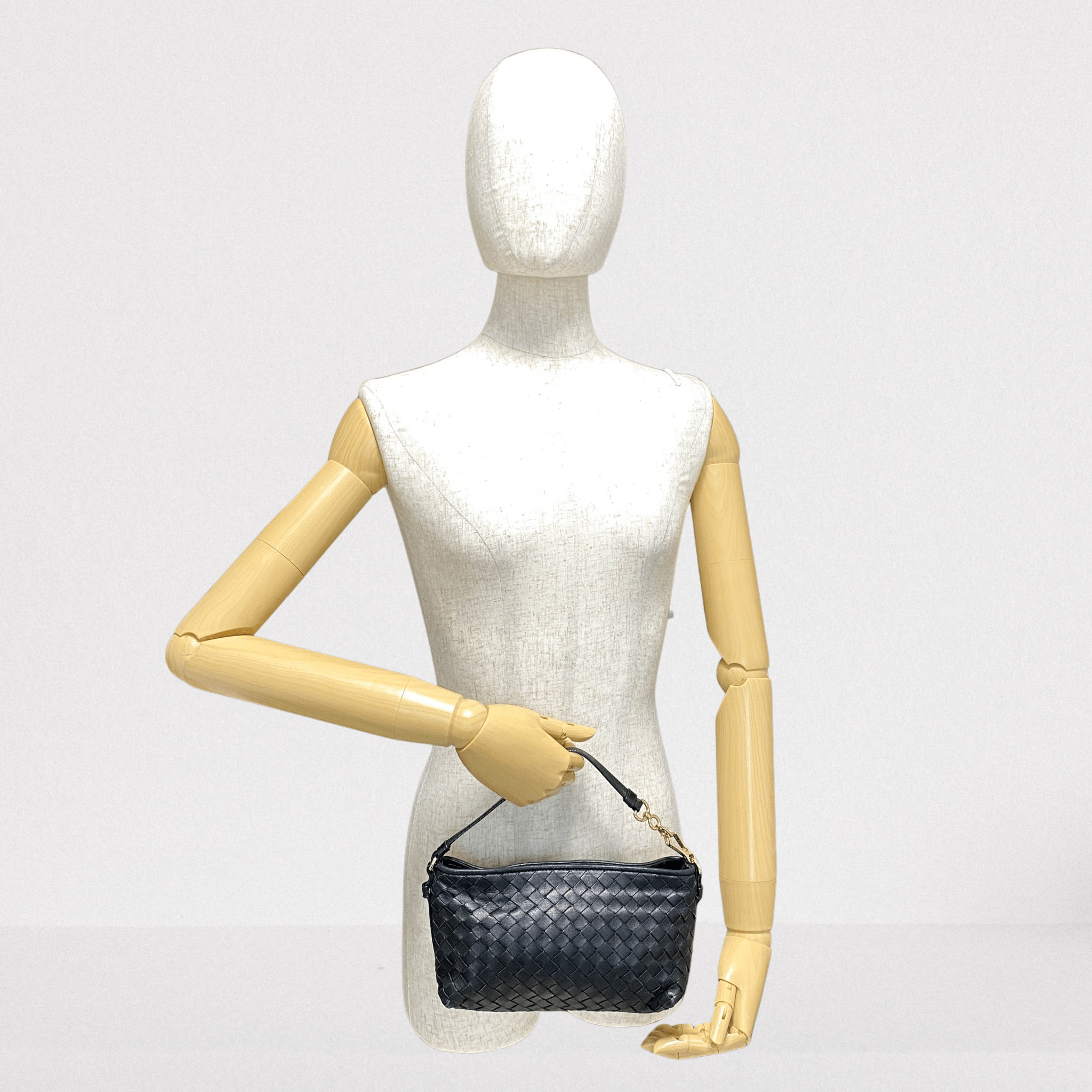 BOTTEGA VENETA Intrecciato Black Leather Hobo Shoulder Bag, in , Sold by HIVE PRELOVED - Shoulder Bags, ,