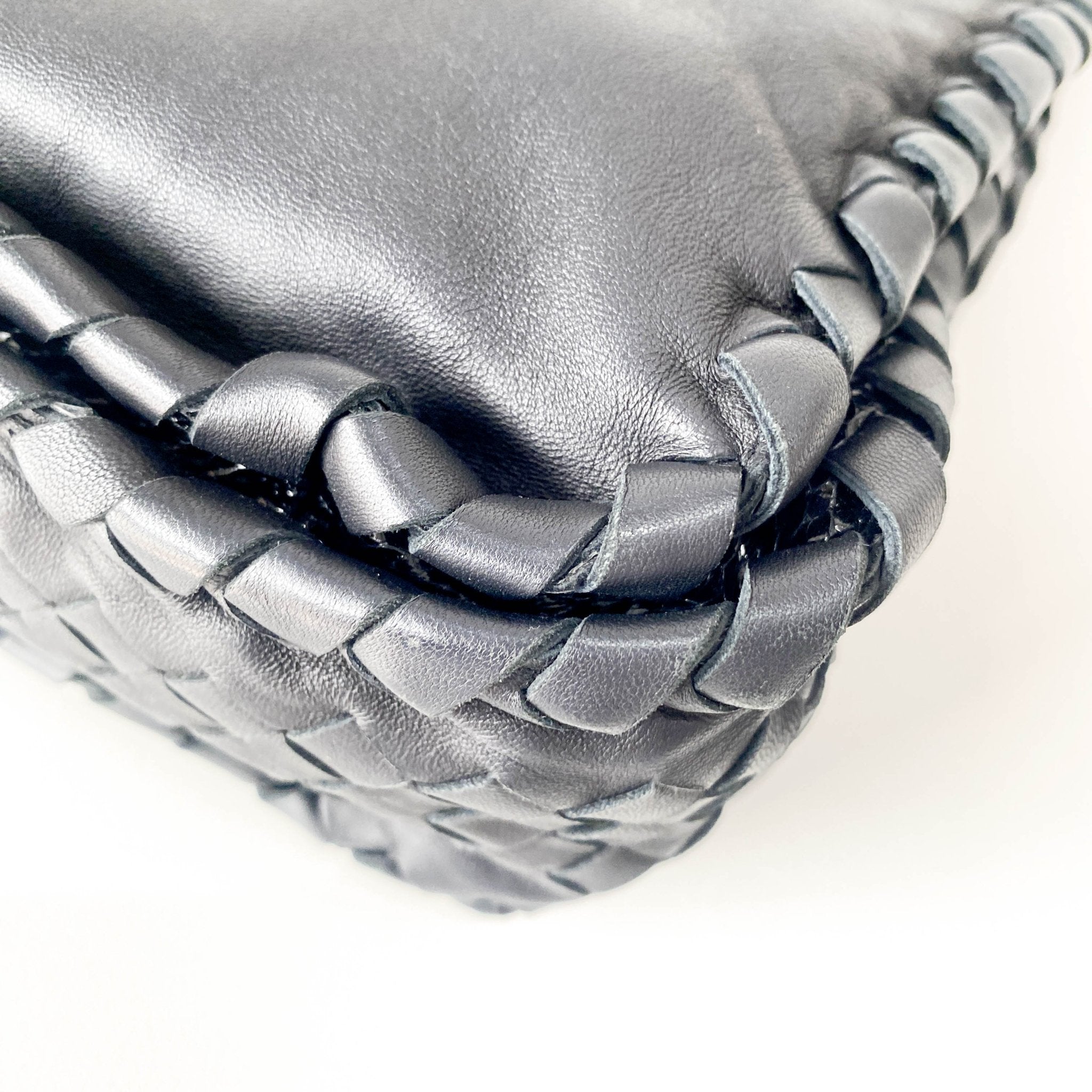 BOTTEGA VENETA Intrecciato Black Leather Hobo Shoulder Bag, in , Sold by HIVE PRELOVED - Shoulder Bags, ,