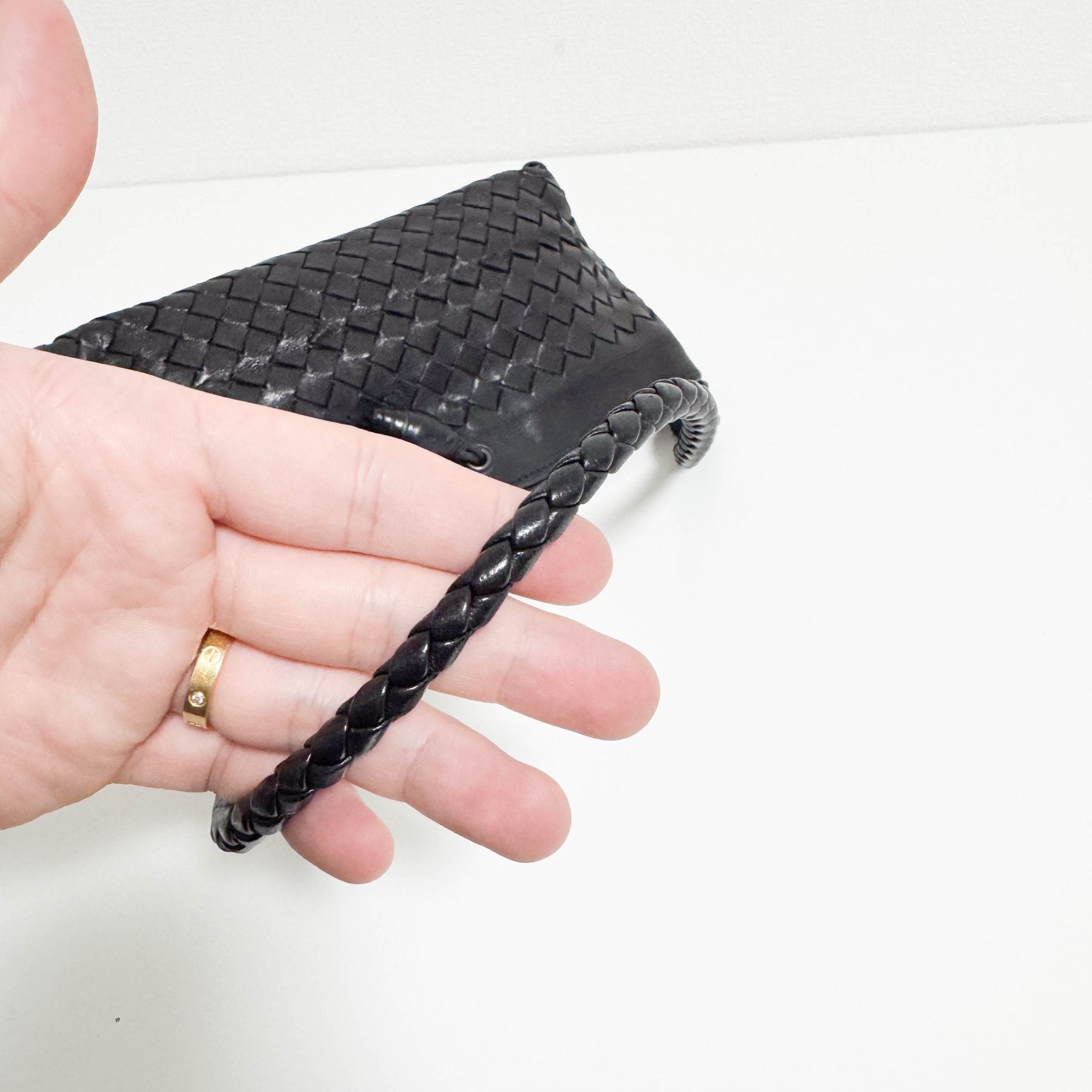 BOTTEGA VENETA Intrecciato Black Leather Shoulder Bag, in , Sold by HIVE PRELOVED - Shoulder Bags, ,