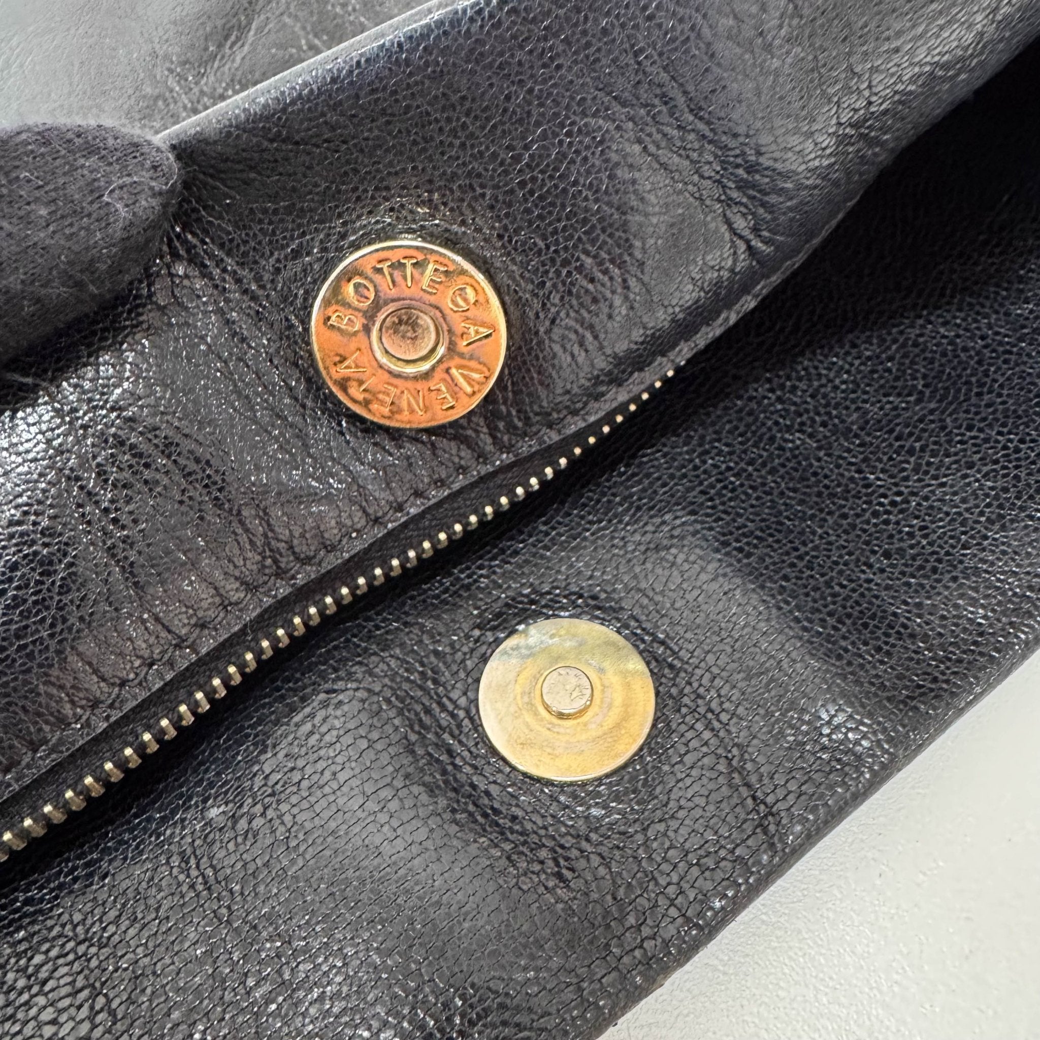 BOTTEGA VENETA Intrecciato Black Leather Shoulder Bag, in , Sold by HIVE PRELOVED - Shoulder Bags, ,