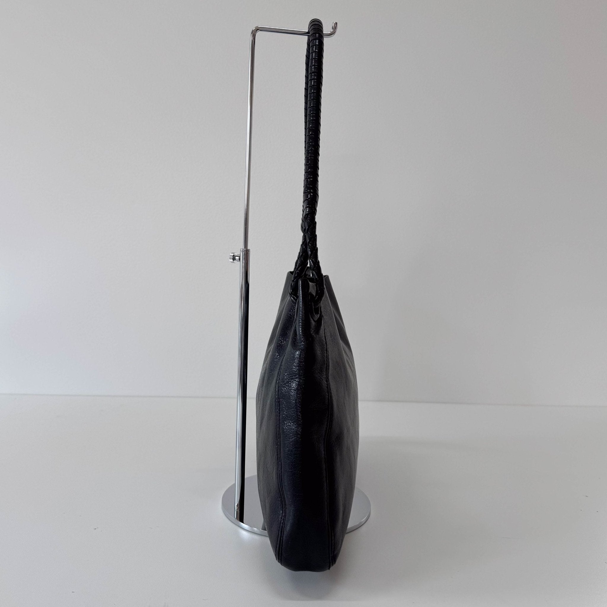 BOTTEGA VENETA Intrecciato Black Leather Shoulder Bag, in , Sold by HIVE PRELOVED - Shoulder Bags, ,