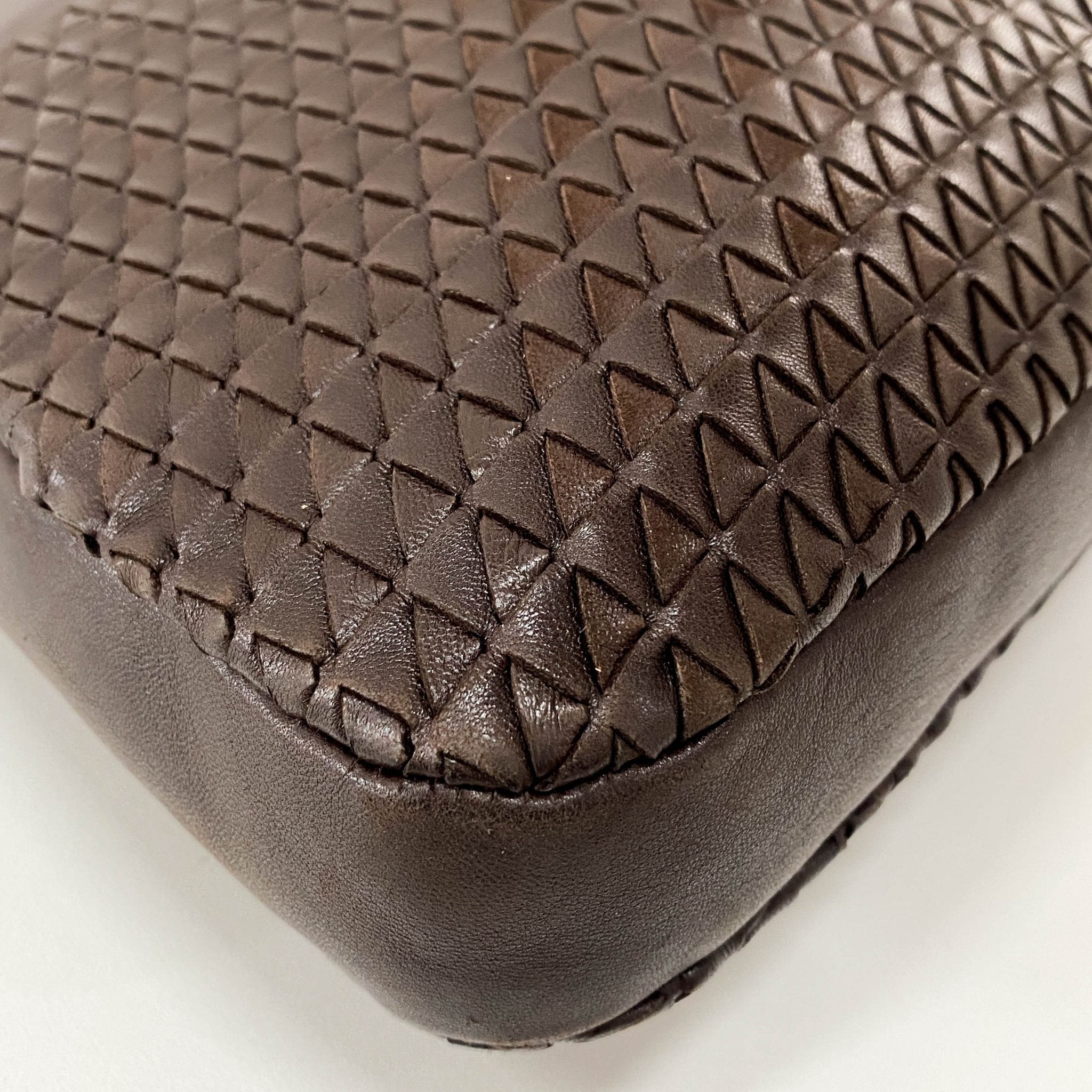 BOTTEGA VENETA Intrecciato Brown Leather Handle Bag, in , Sold by HIVE PRELOVED - Shoulder Bags, ,