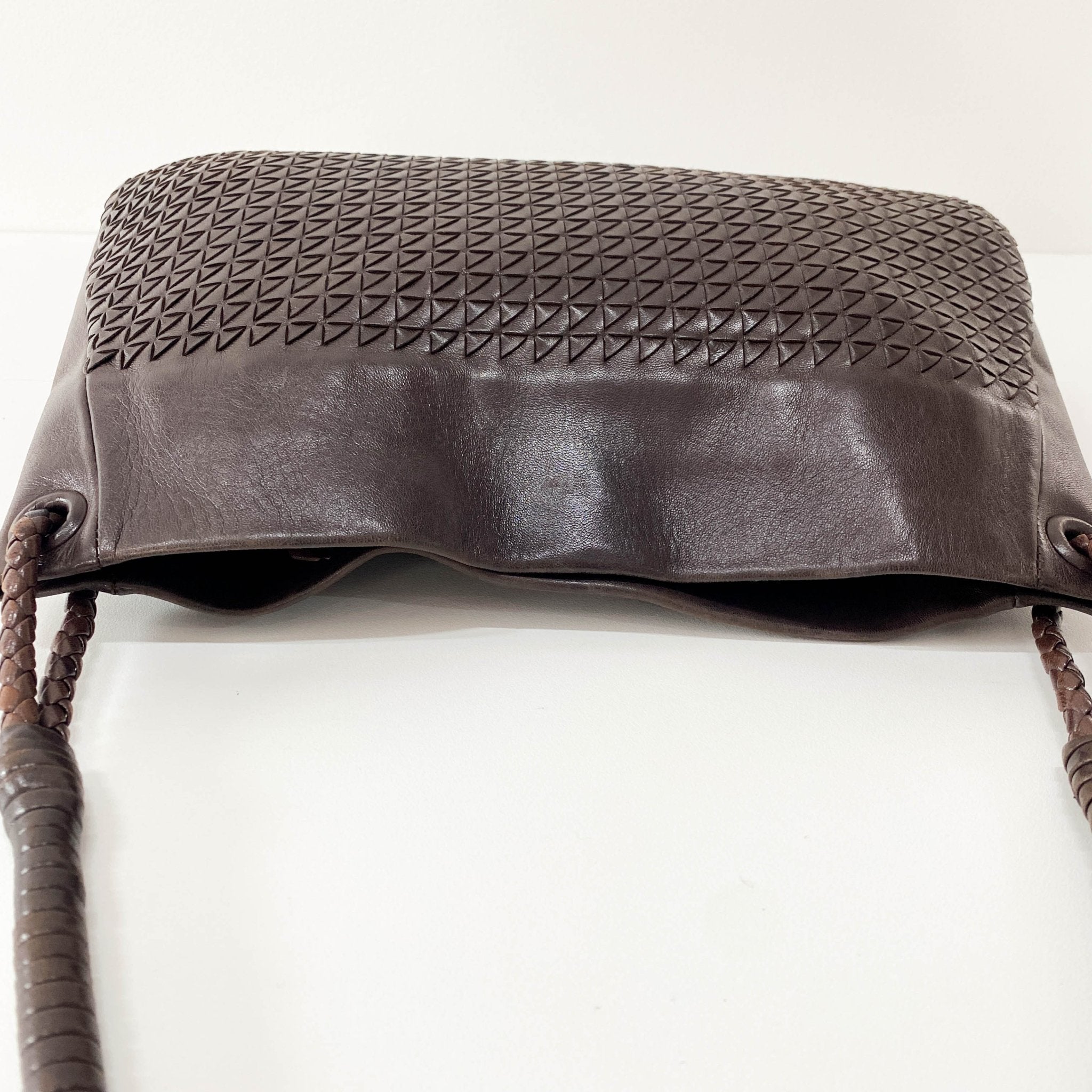 BOTTEGA VENETA Intrecciato Brown Leather Handle Bag, in , Sold by HIVE PRELOVED - Shoulder Bags, ,