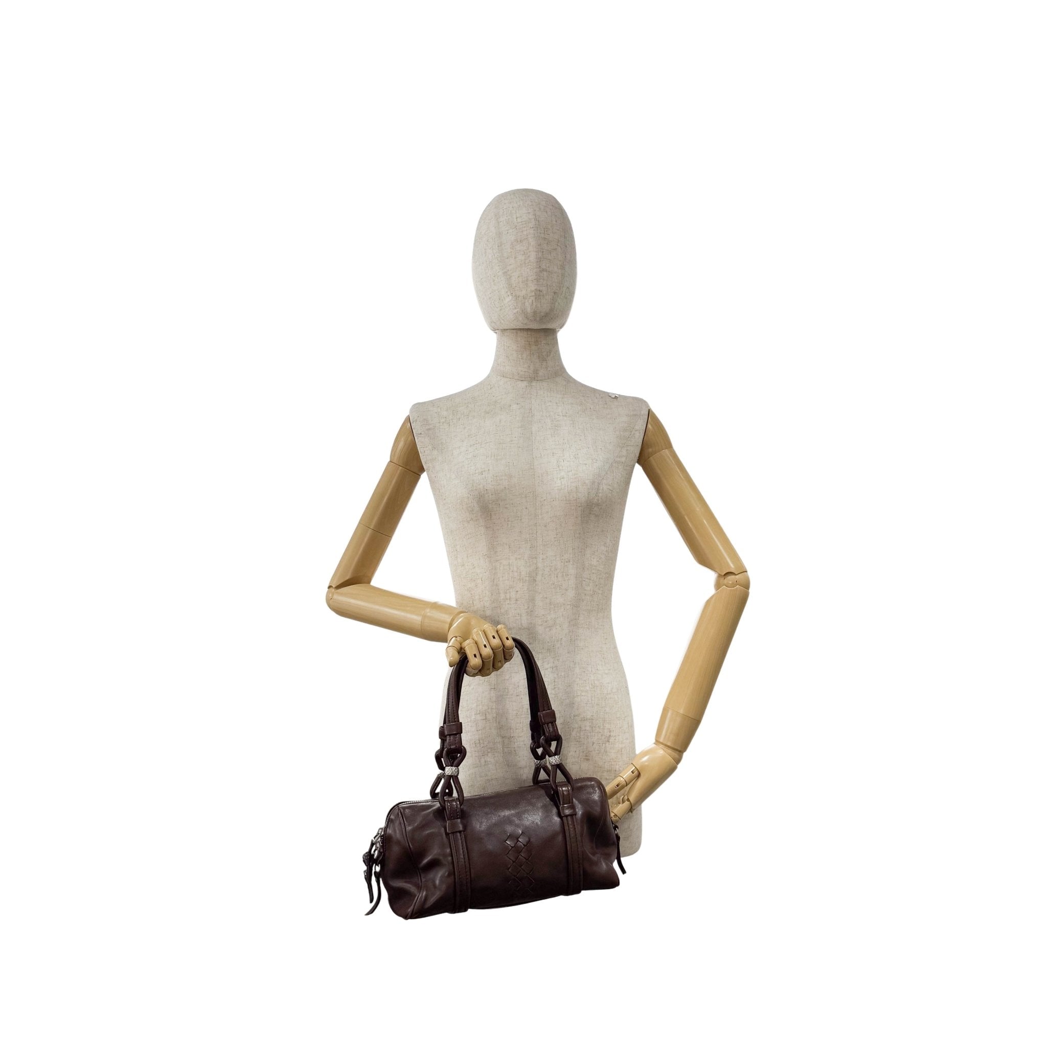 BOTTEGA VENETA Intrecciato Brown Leather Handle Bag, in , Sold by HIVE PRELOVED - Handle Bags, ,