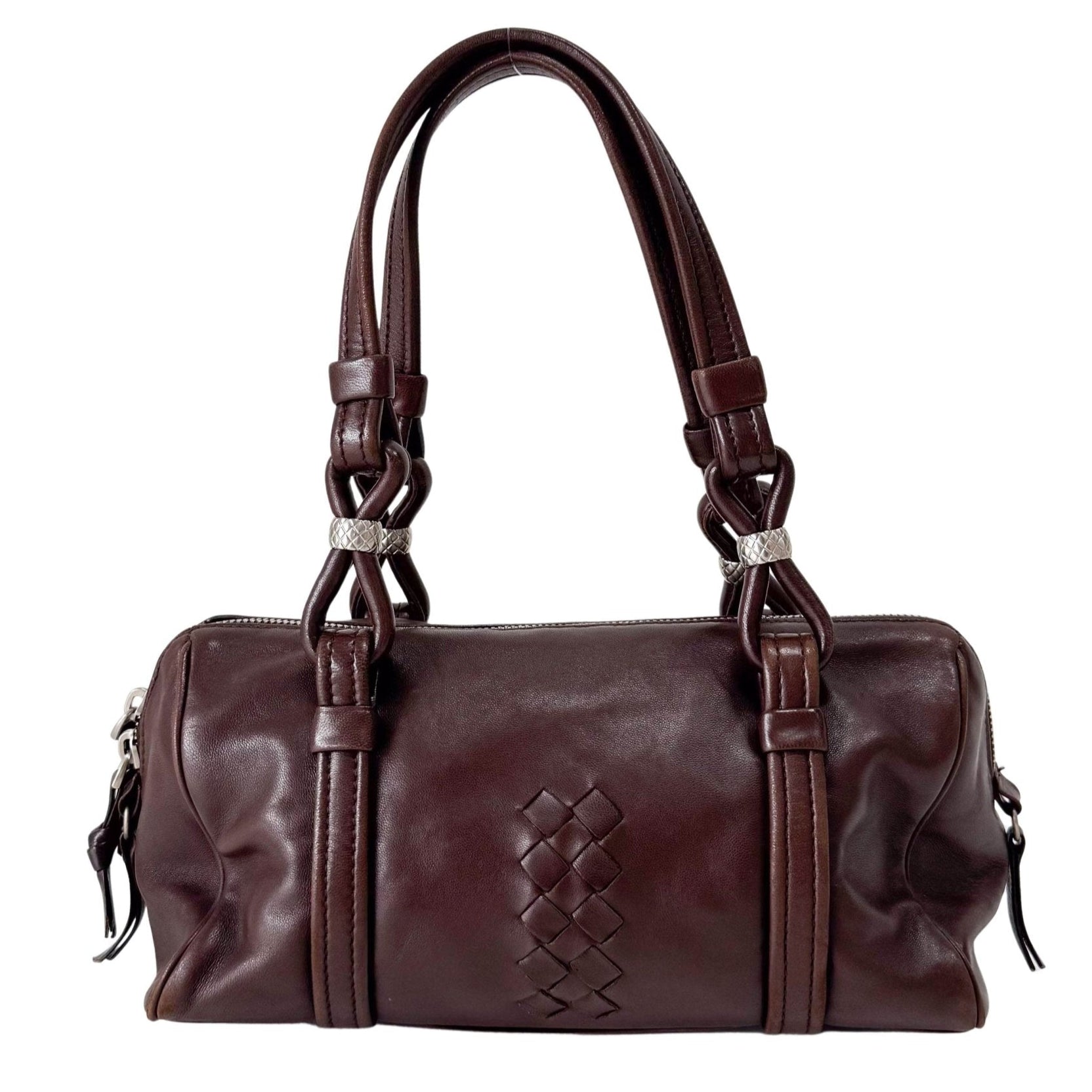 BOTTEGA VENETA Intrecciato Brown Leather Handle Bag, in , Sold by HIVE PRELOVED - Handle Bags, ,