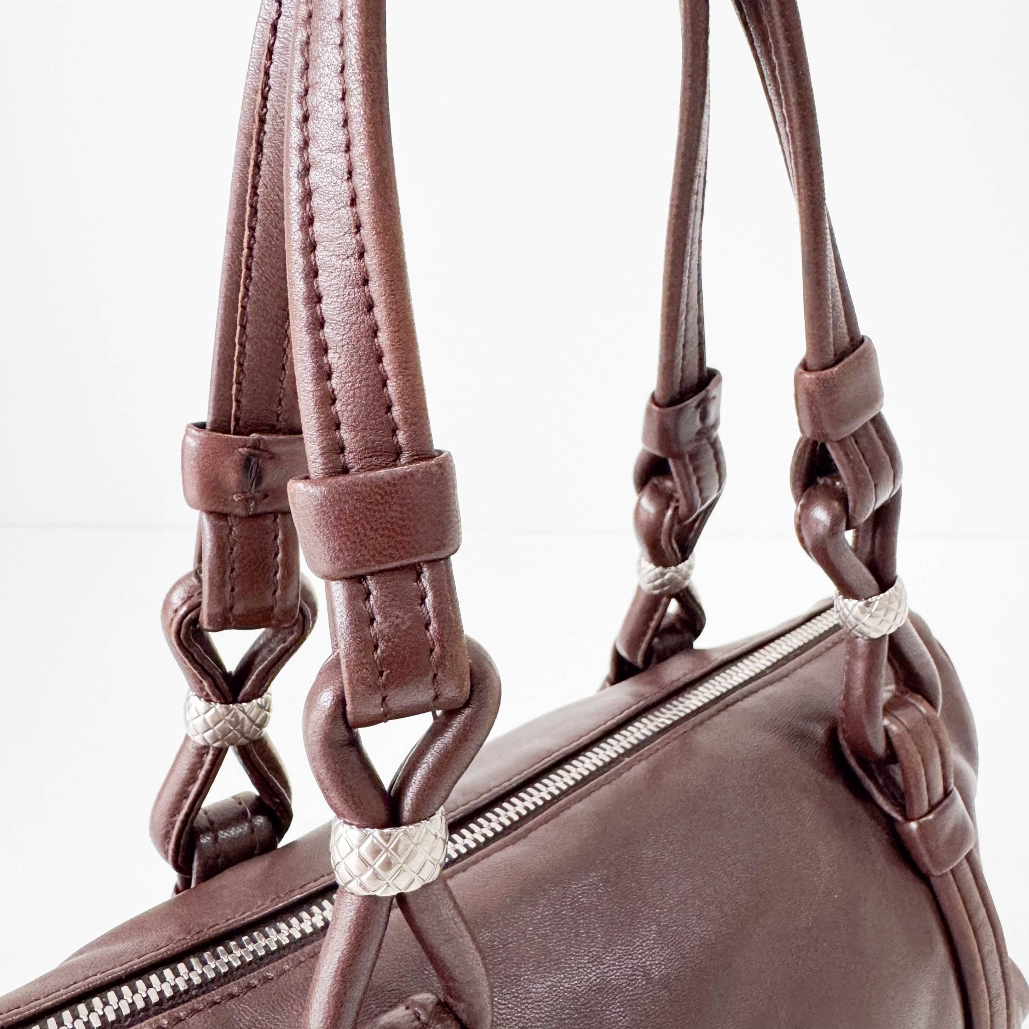 BOTTEGA VENETA Intrecciato Brown Leather Handle Bag, in , Sold by HIVE PRELOVED - Handle Bags, ,