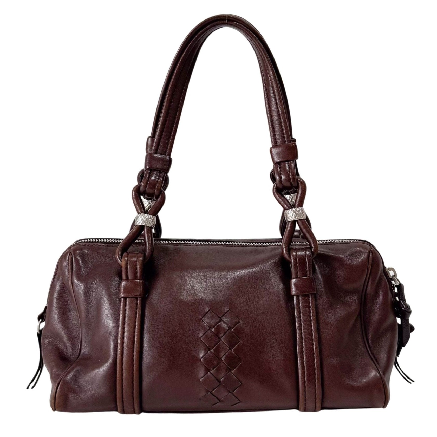 BOTTEGA VENETA Intrecciato Brown Leather Handle Bag, in , Sold by HIVE PRELOVED - Handle Bags, ,