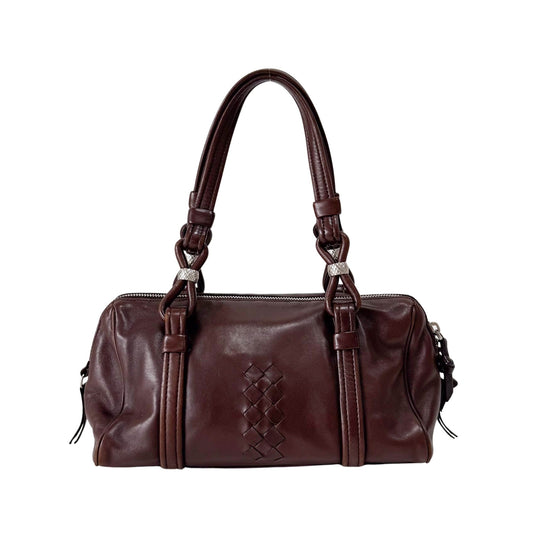 BOTTEGA VENETA Intrecciato Brown Leather Handle Bag, in , Sold by HIVE PRELOVED - Handle Bags, ,