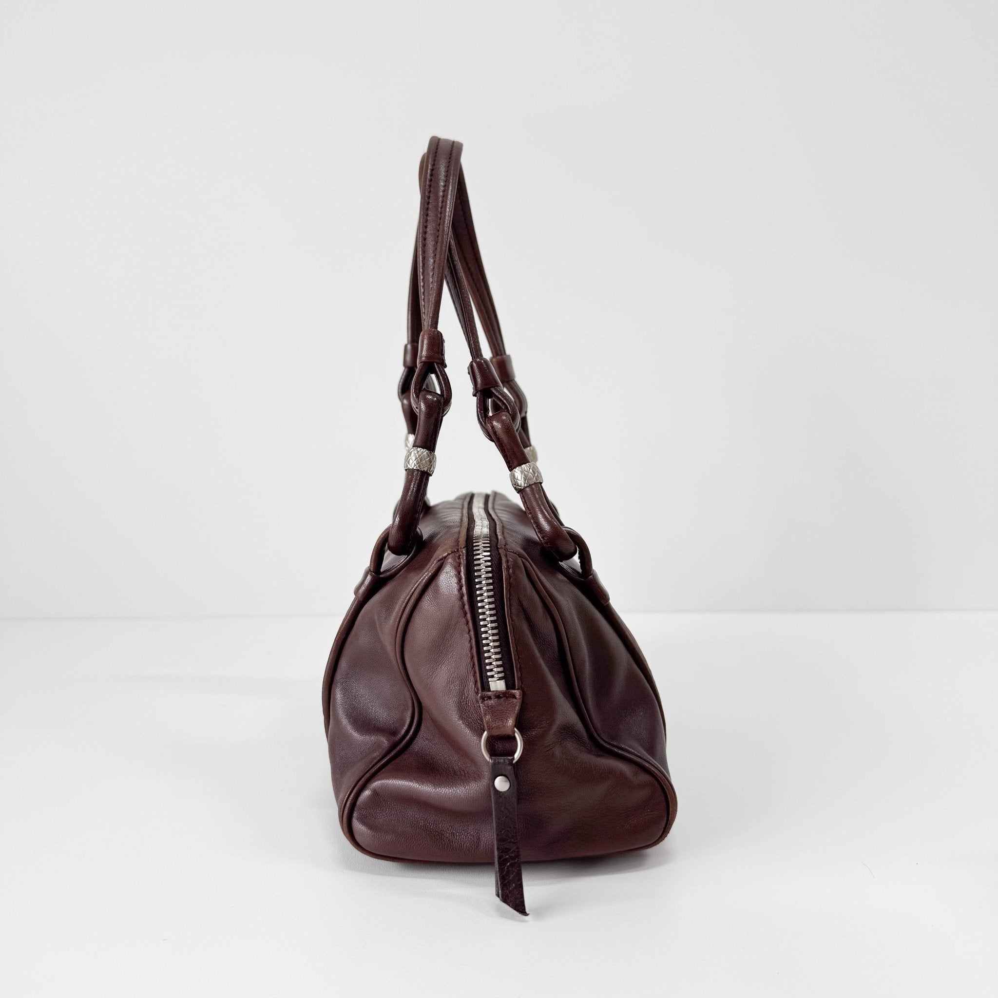 BOTTEGA VENETA Intrecciato Brown Leather Handle Bag, in , Sold by HIVE PRELOVED - Handle Bags, ,