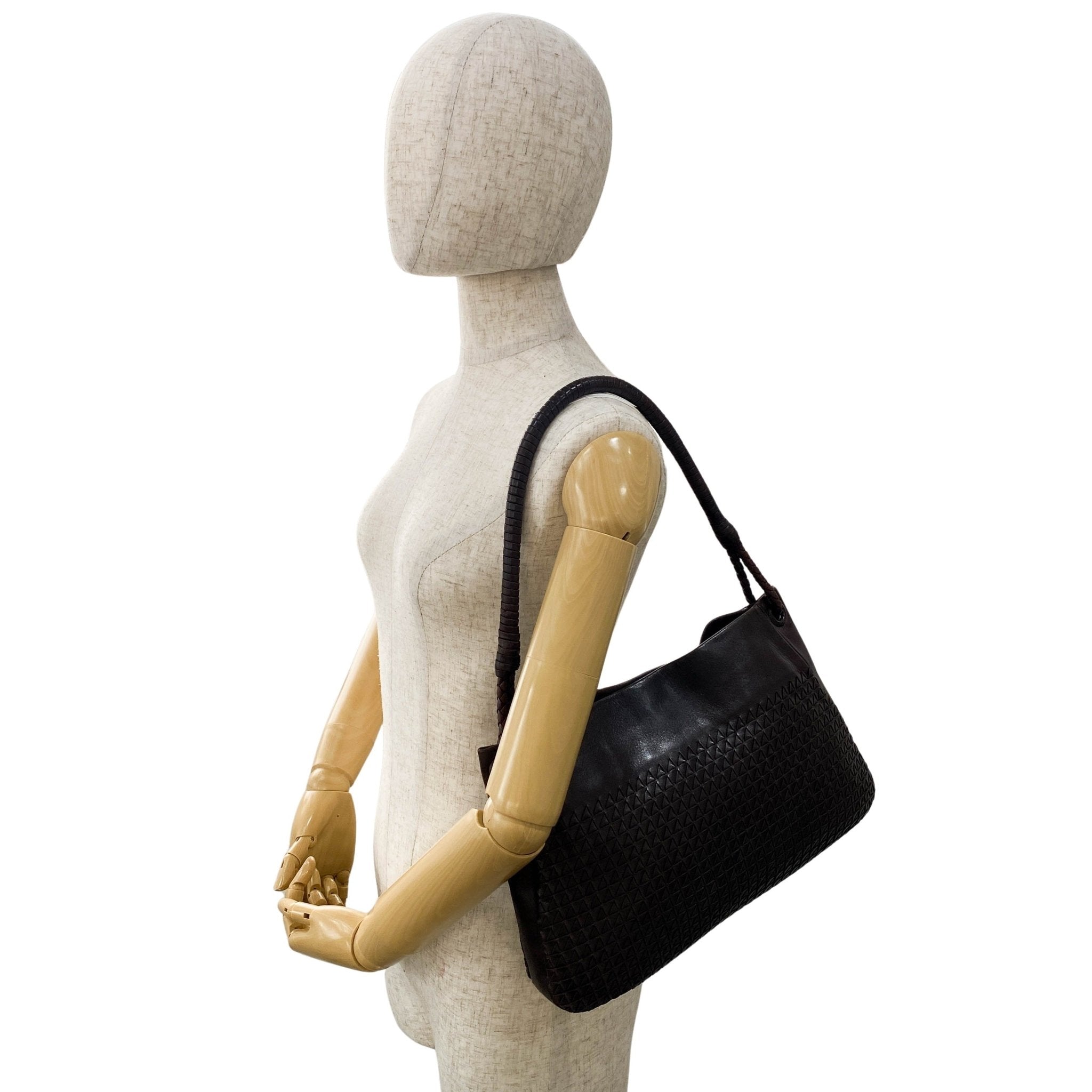 BOTTEGA VENETA Intrecciato Brown Leather Handle Bag, in , Sold by HIVE PRELOVED - Shoulder Bags, ,