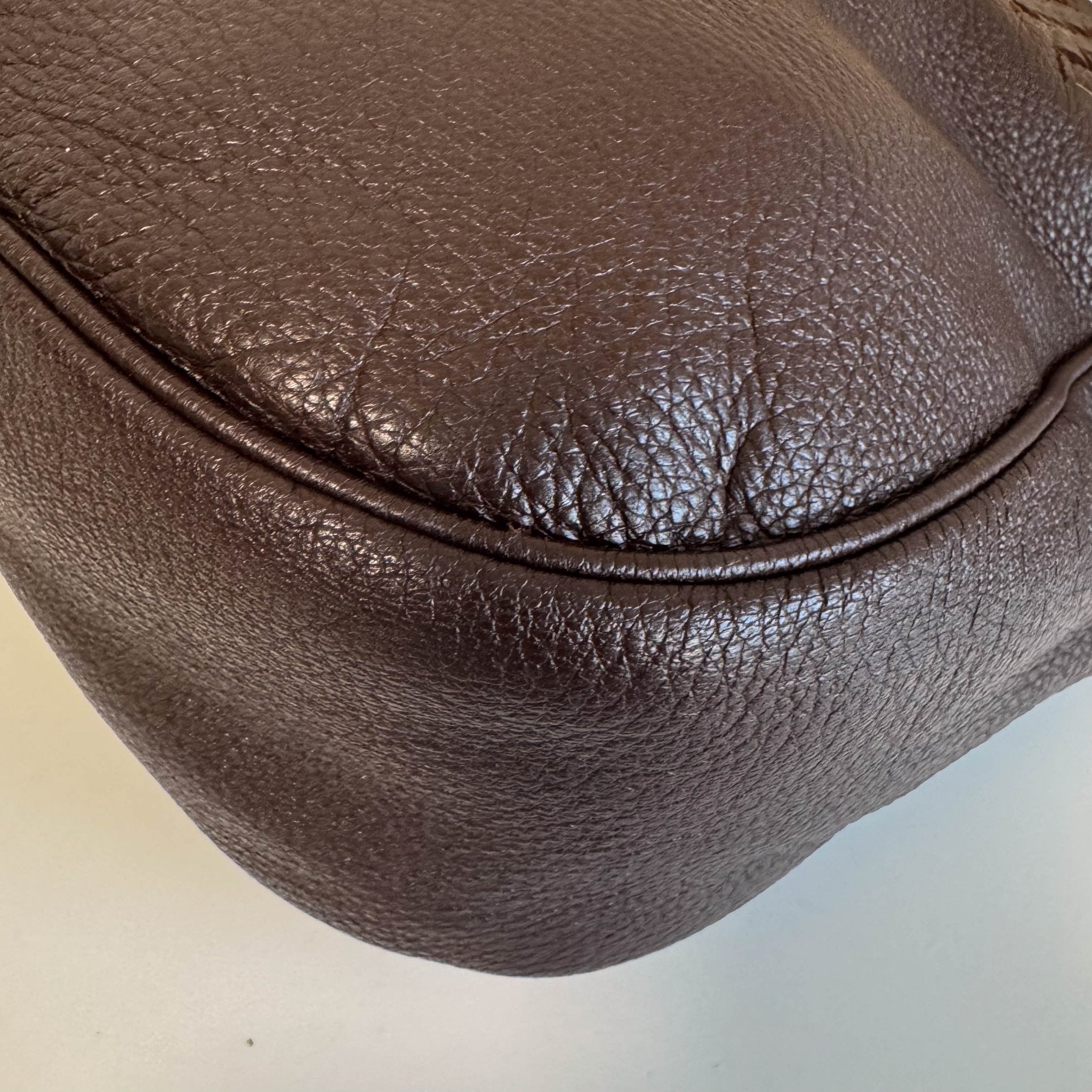 BOTTEGA VENETA Intrecciato Brown Leather Hobo Shoulder Bag, in , Sold by HIVE PRELOVED - Shoulder Bags, ,