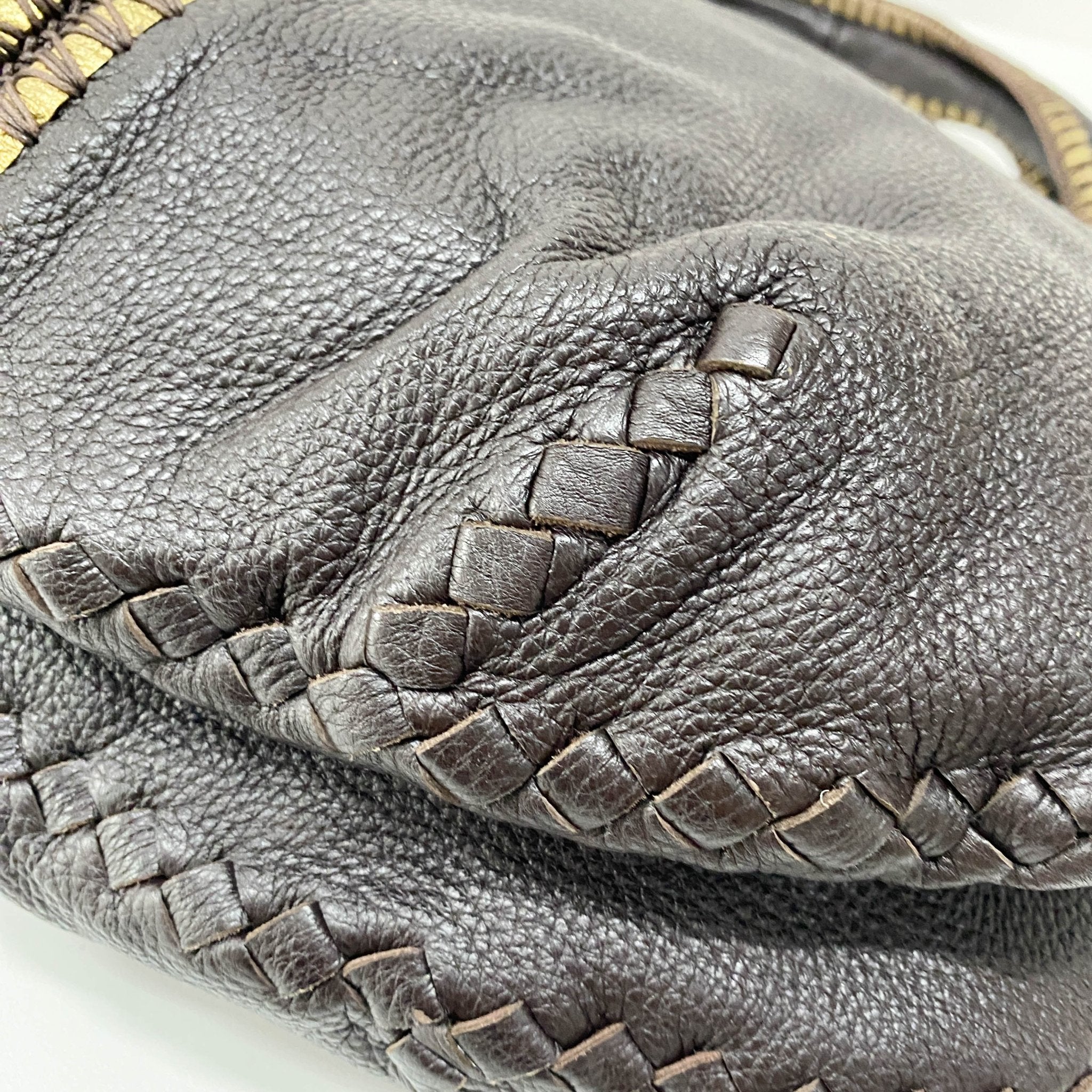 BOTTEGA VENETA Intrecciato Brown Leather Hobo Shoulder Bag, in , Sold by HIVE PRELOVED - Shoulder Bags, ,